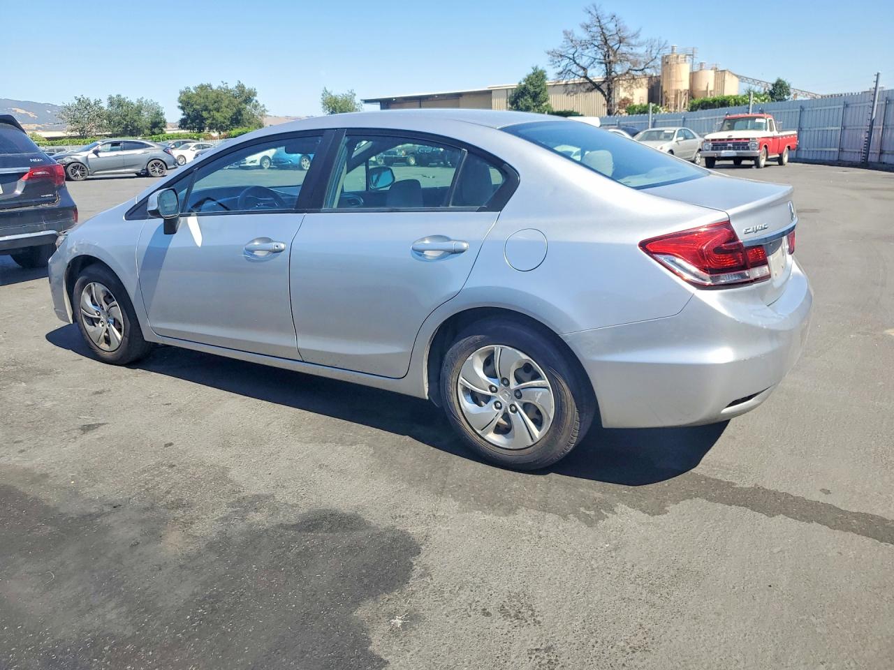2013 Honda Civic Lx White vin: 19XFB2F57DE253641