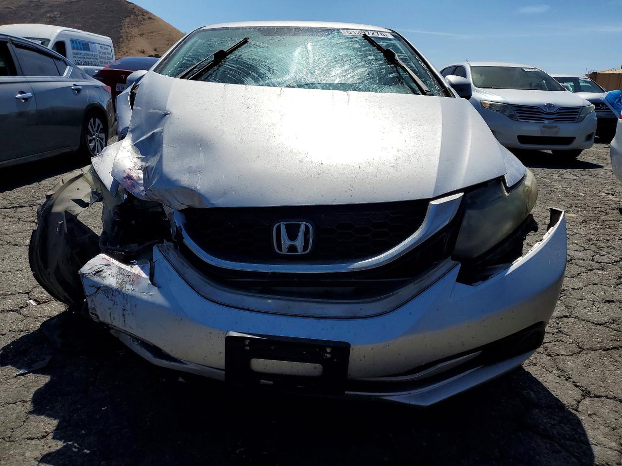 2013 Honda Civic Lx Silver vin: 19XFB2F57DE261433