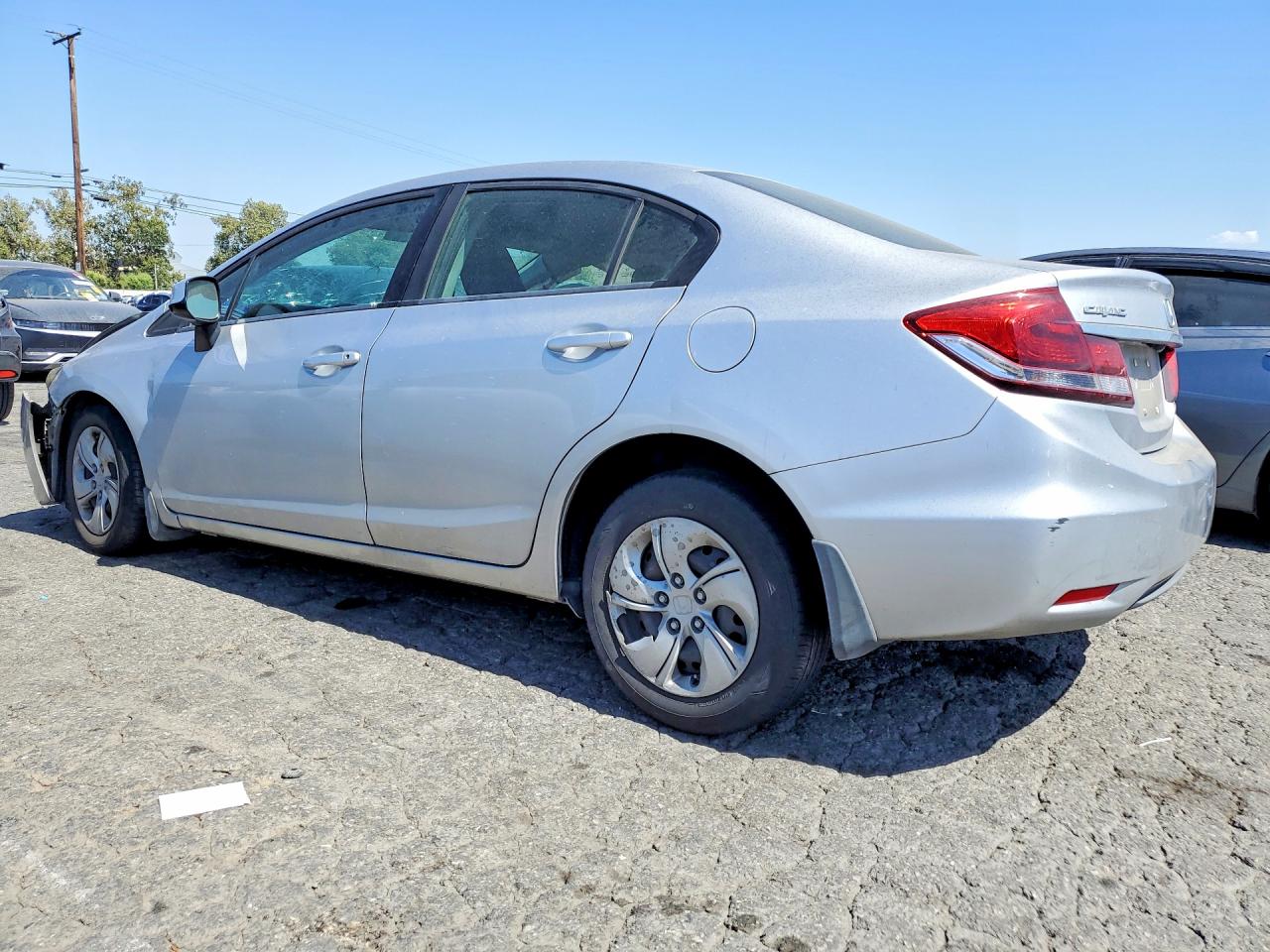 2013 Honda Civic Lx Silver vin: 19XFB2F57DE261433