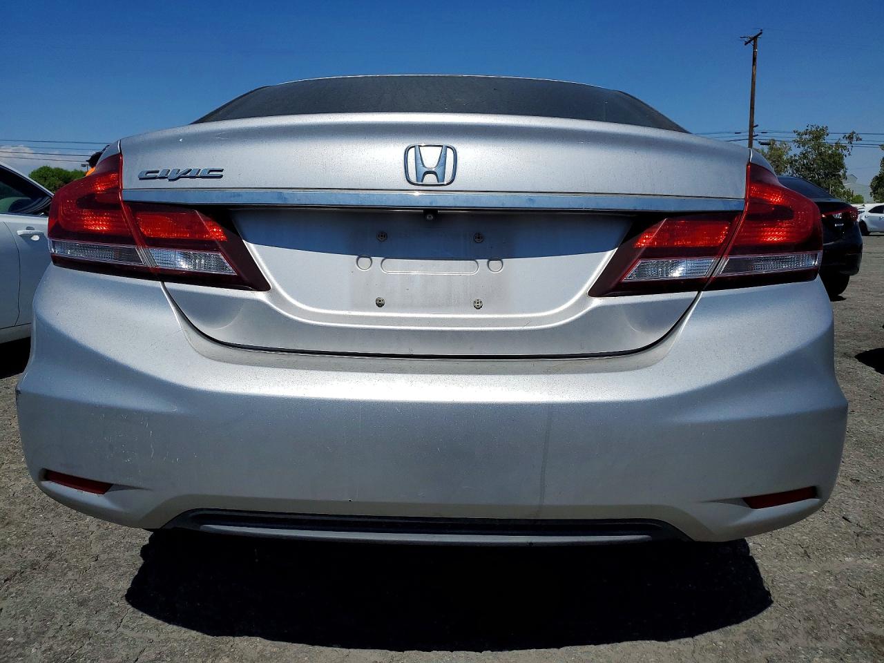 2013 Honda Civic Lx Silver vin: 19XFB2F57DE261433