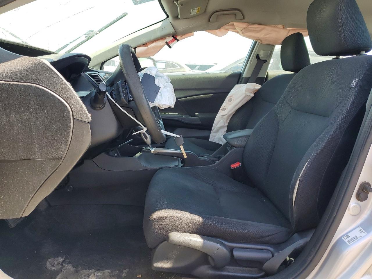 2013 Honda Civic Lx Silver vin: 19XFB2F57DE261433