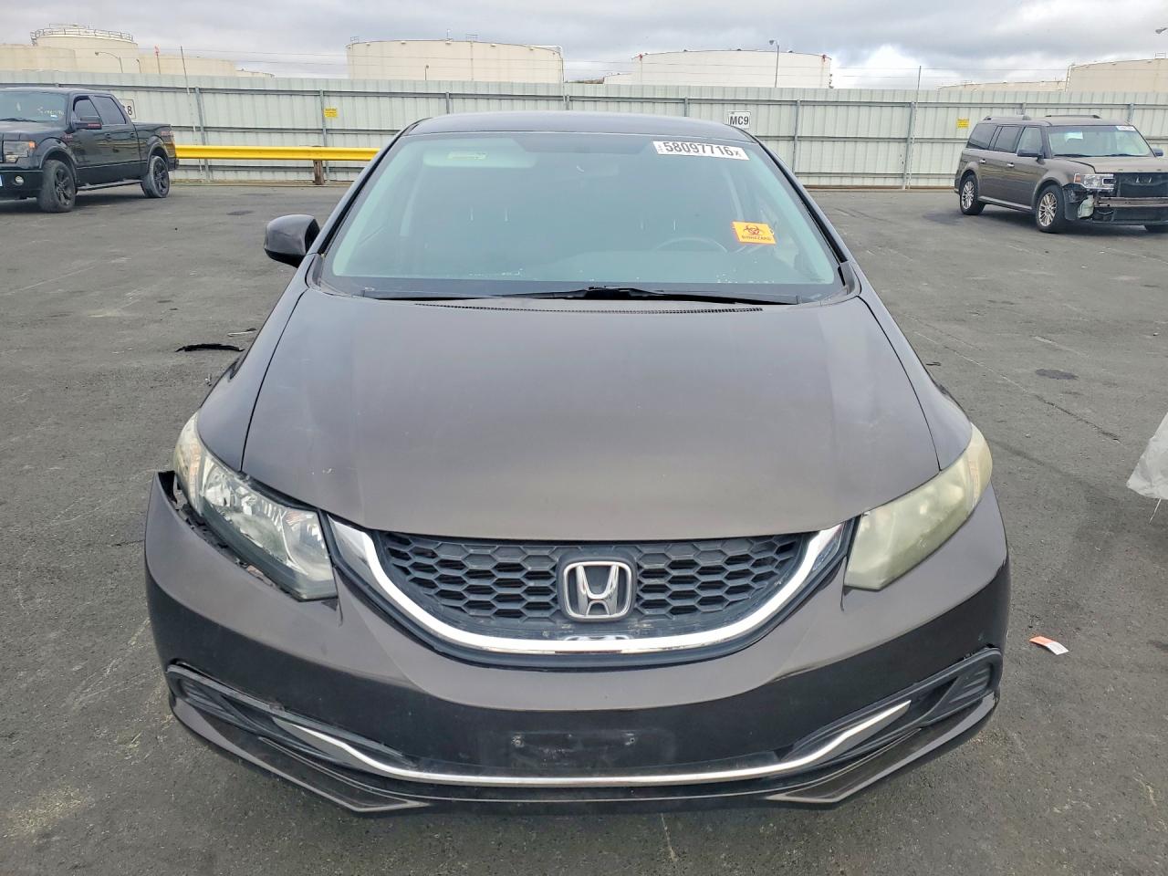 2013 Honda Civic Lx Black vin: 19XFB2F57DE266017