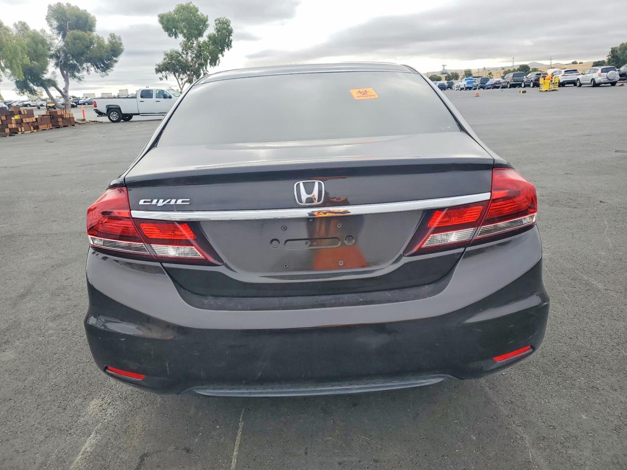 2013 Honda Civic Lx Black vin: 19XFB2F57DE266017