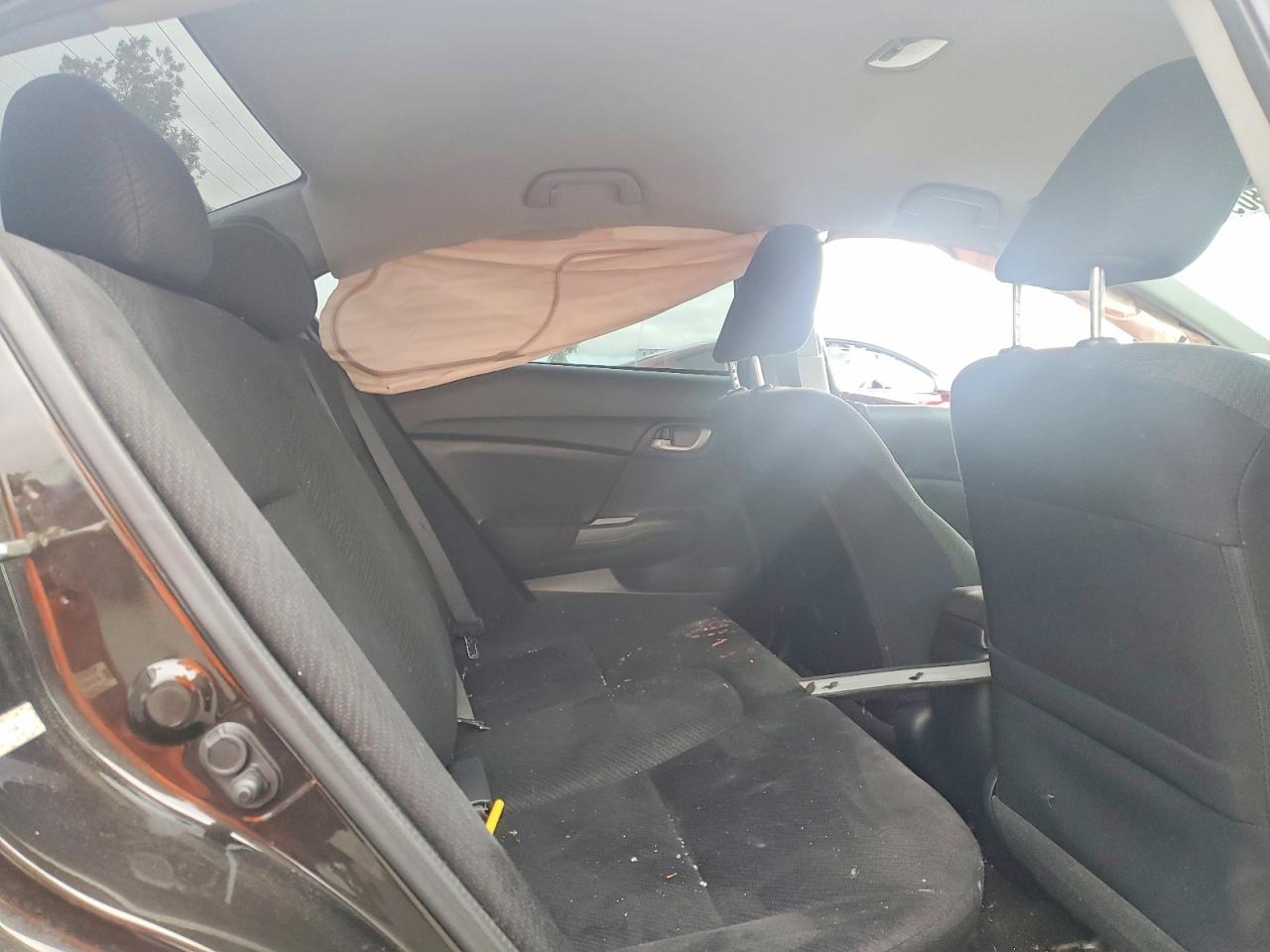 2013 Honda Civic Lx Black vin: 19XFB2F57DE266017