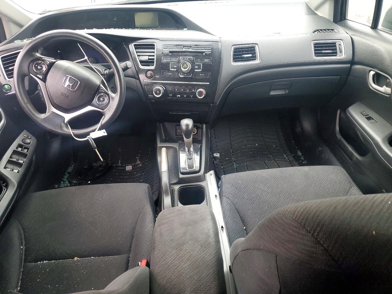 2013 Honda Civic Lx Black vin: 19XFB2F57DE266017