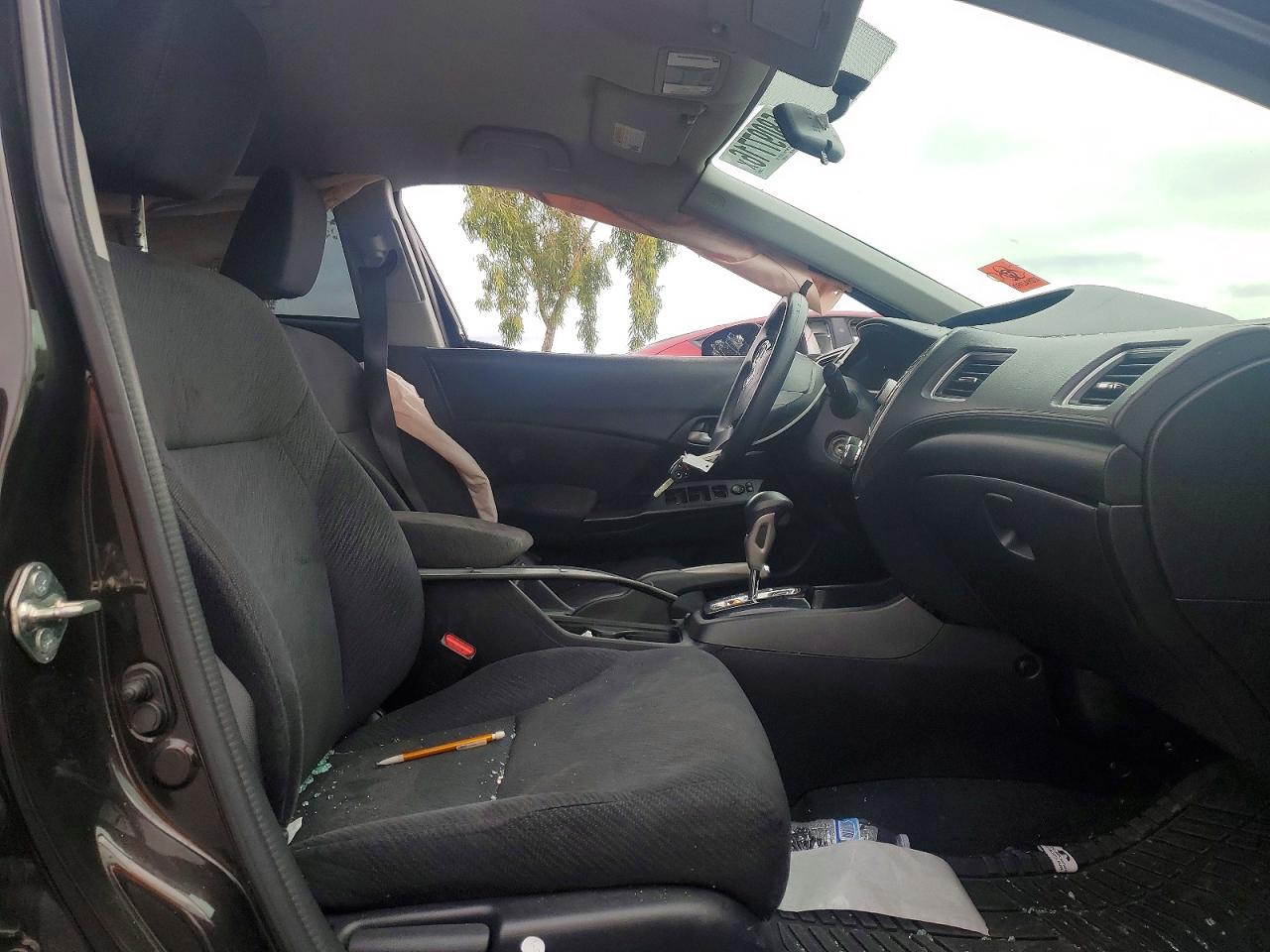 2013 Honda Civic Lx Black vin: 19XFB2F57DE266017