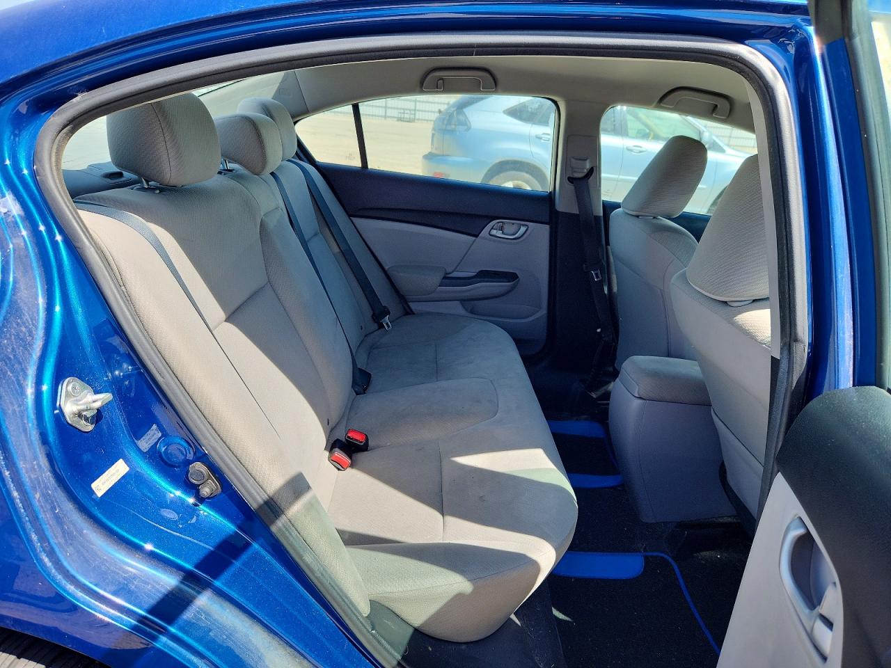 2013 Honda Civic Lx Blue vin: 19XFB2F57DE281729