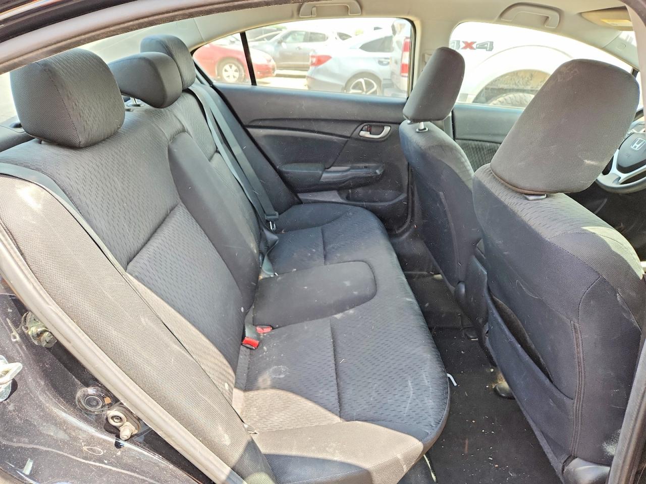 2014 Honda Civic Lx Black vin: 19XFB2F57EE009747