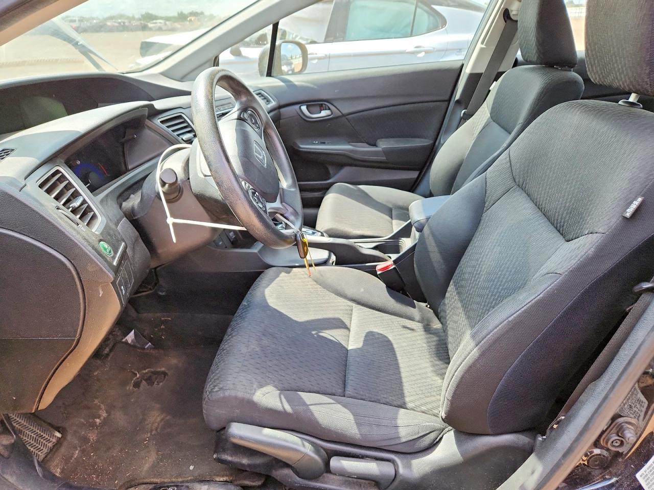2014 Honda Civic Lx Black vin: 19XFB2F57EE009747