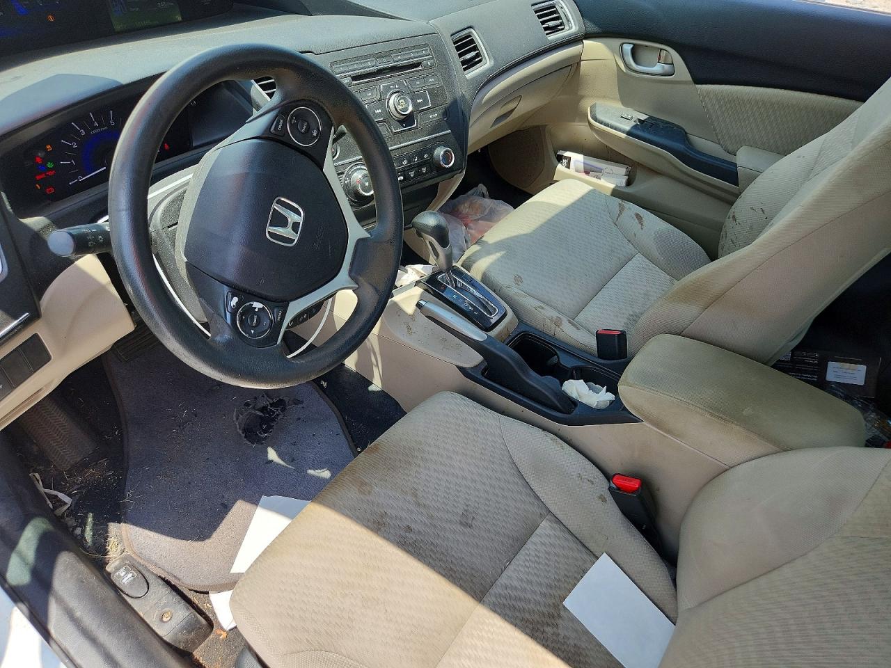 2014 Honda Civic Lx White vin: 19XFB2F57EE012096