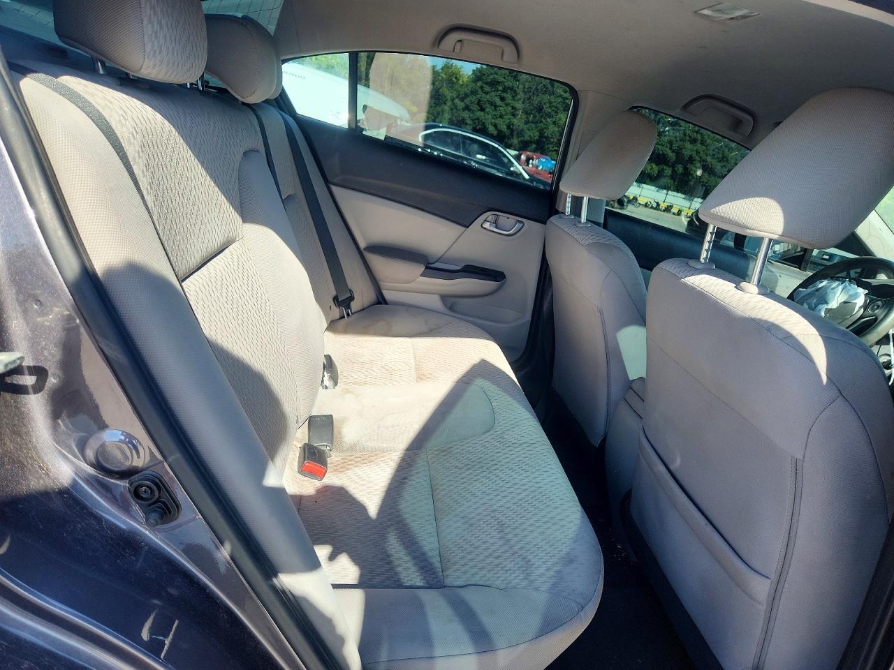 2014 Honda Civic Lx Gray vin: 19XFB2F57EE012373