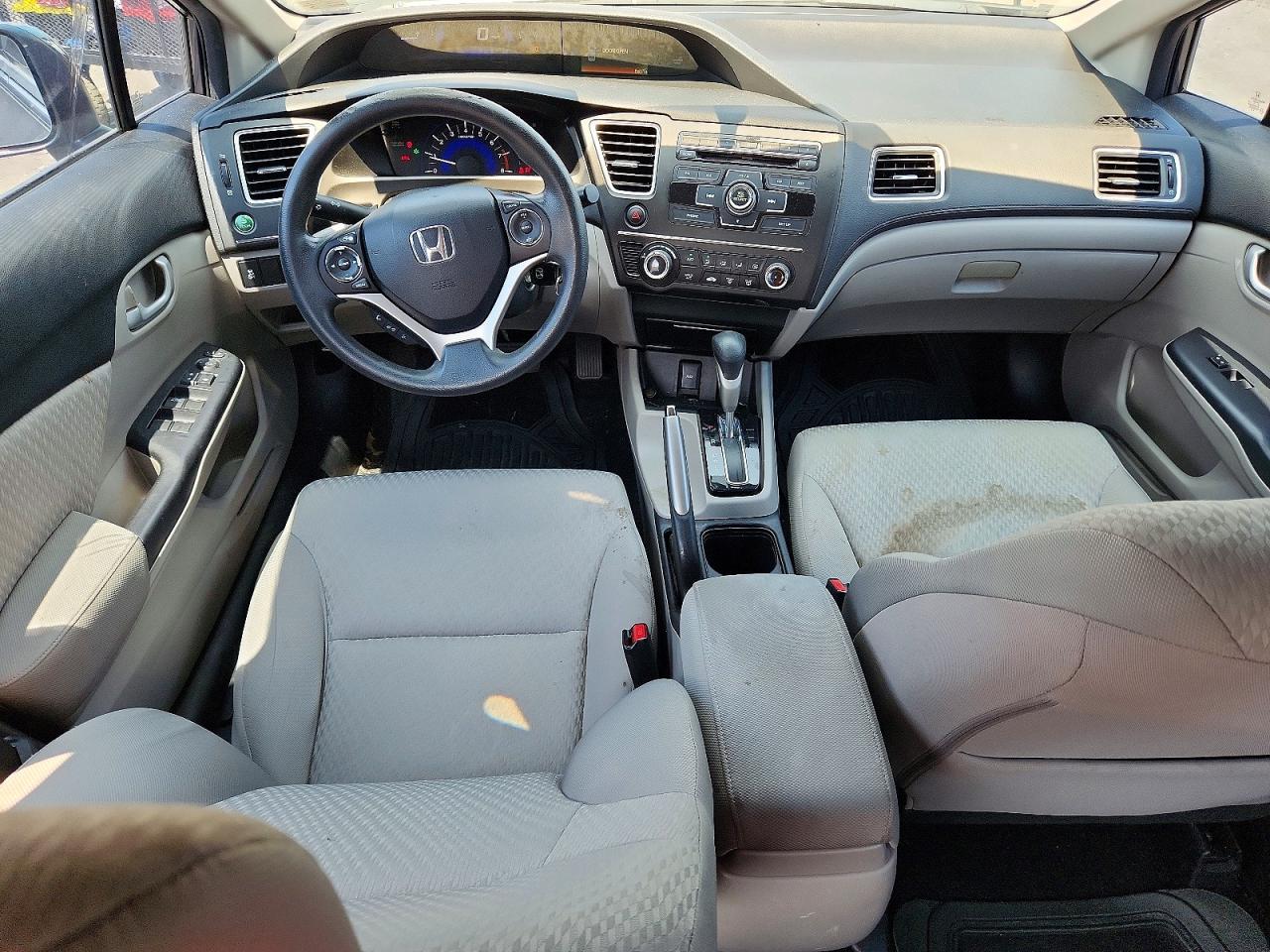 2014 Honda Civic Lx Gray vin: 19XFB2F57EE015578