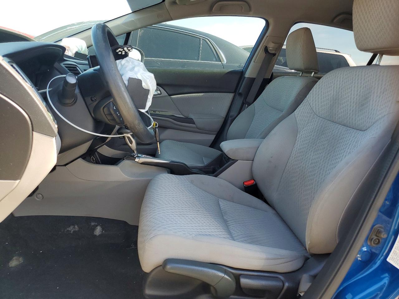 2014 Honda Civic Lx Blue vin: 19XFB2F57EE019615