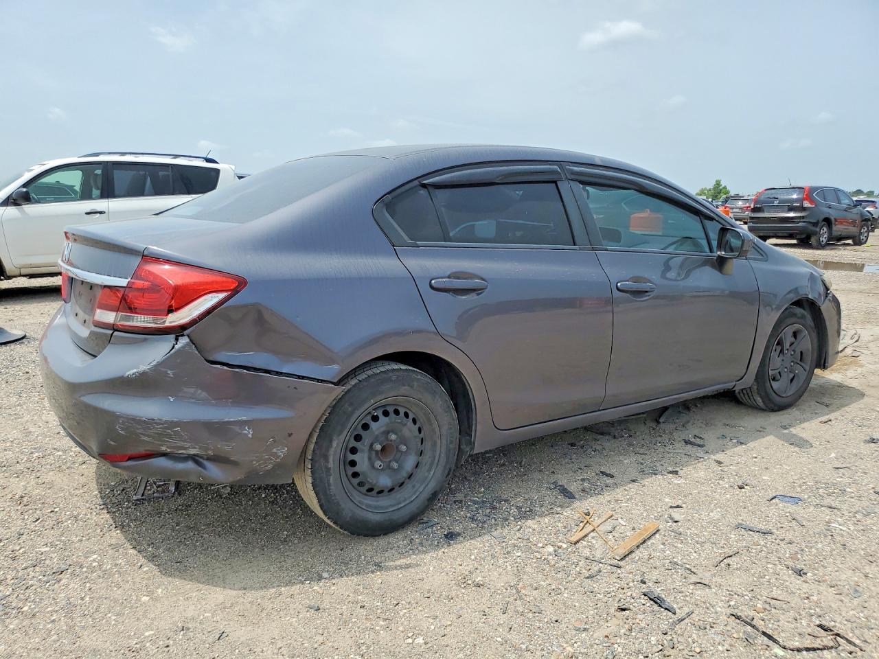 2014 Honda Civic Серый vin: 19XFB2F57EE033370