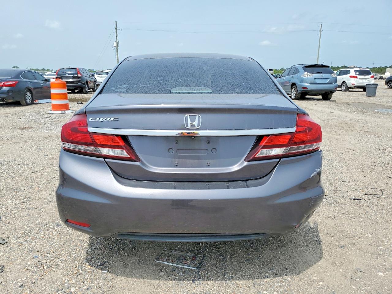 2014 Honda Civic Серый vin: 19XFB2F57EE033370