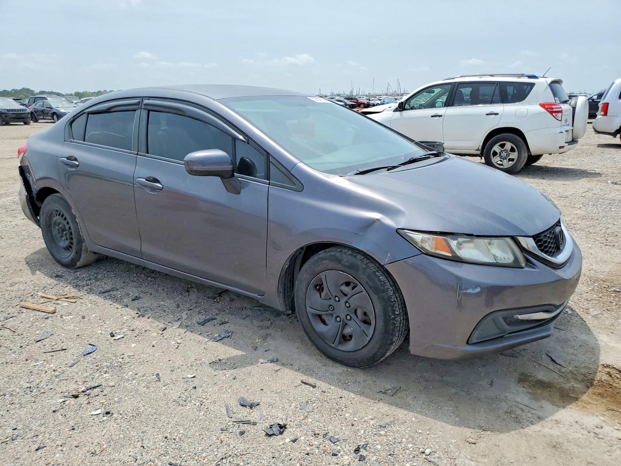 2014 Honda Civic Серый vin: 19XFB2F57EE033370