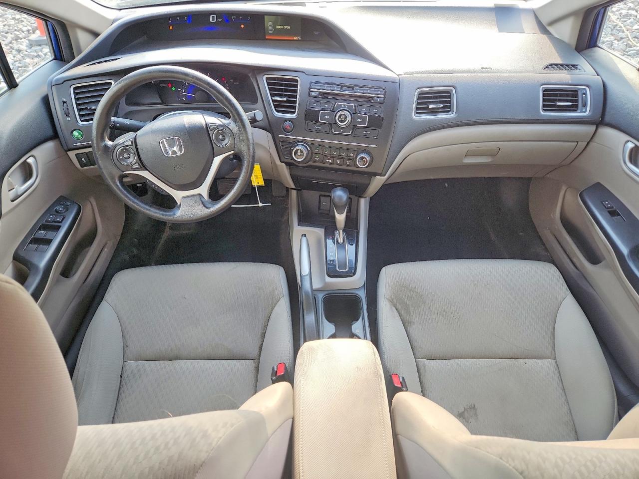 2014 Honda Civic Lx Blue vin: 19XFB2F57EE039914