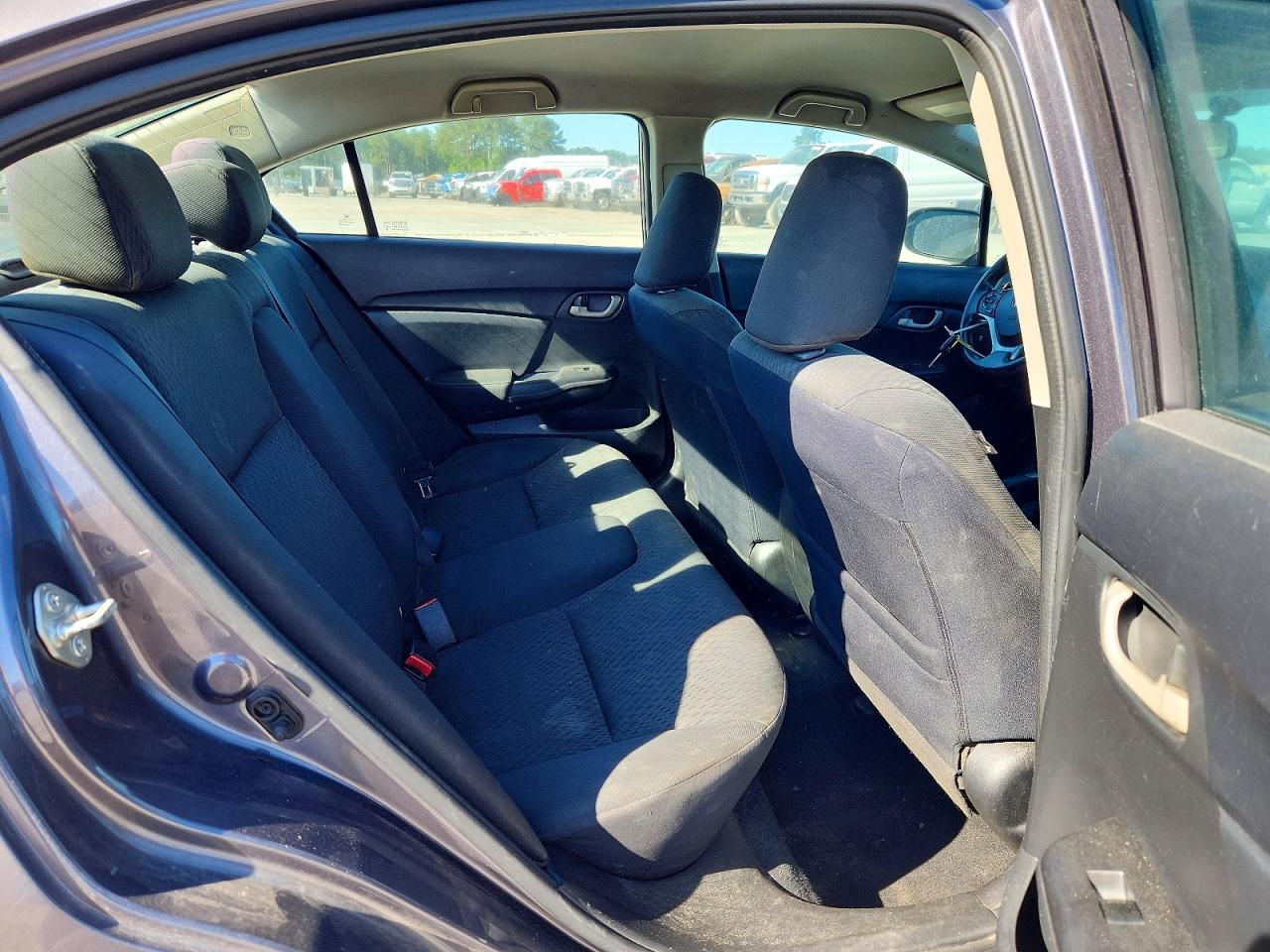 2014 Honda Civic Lx Gray vin: 19XFB2F57EE070094