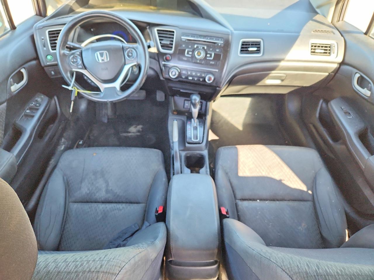 2014 Honda Civic Lx Gray vin: 19XFB2F57EE070094