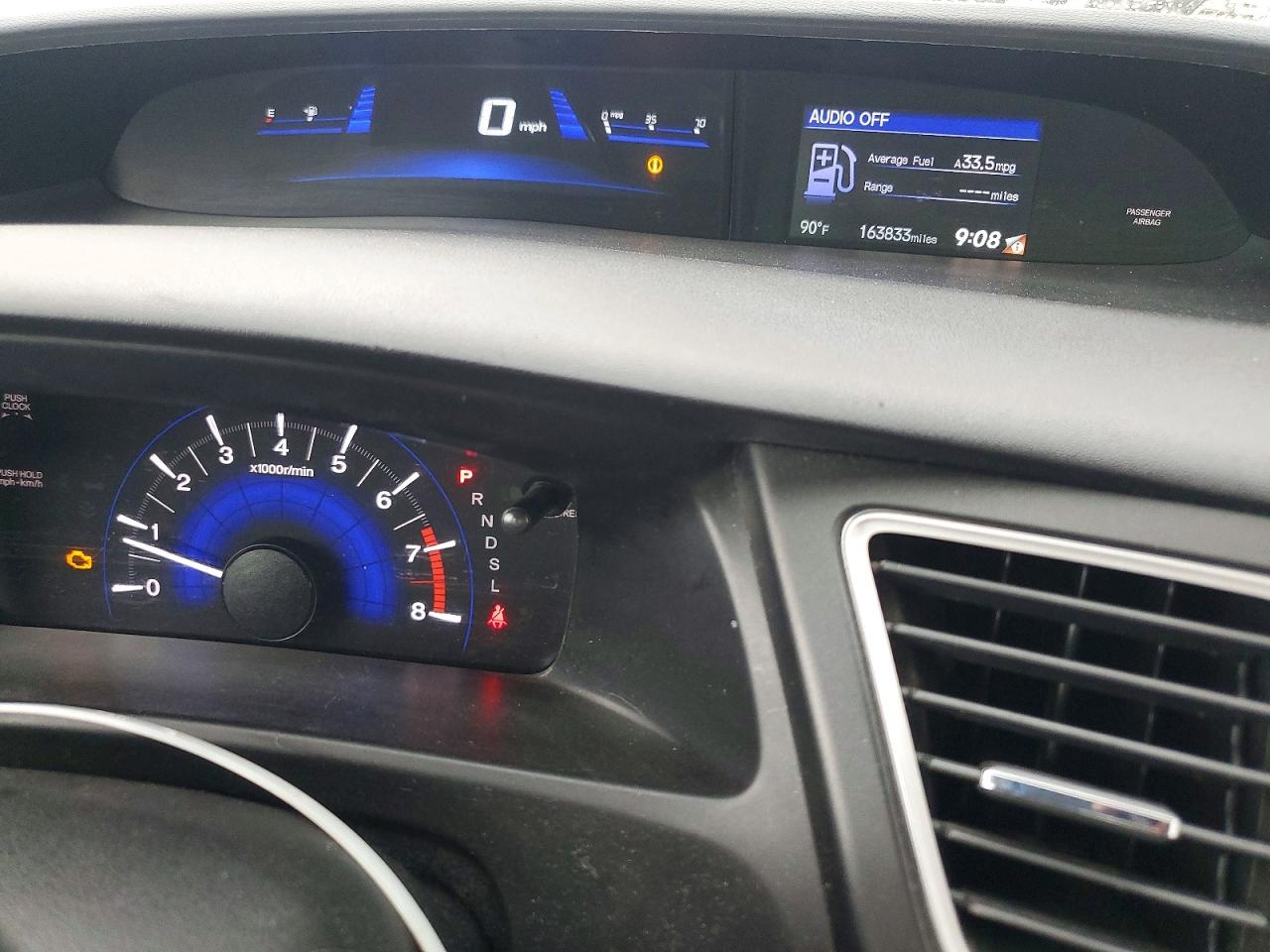2014 Honda Civic Lx Gray vin: 19XFB2F57EE085288