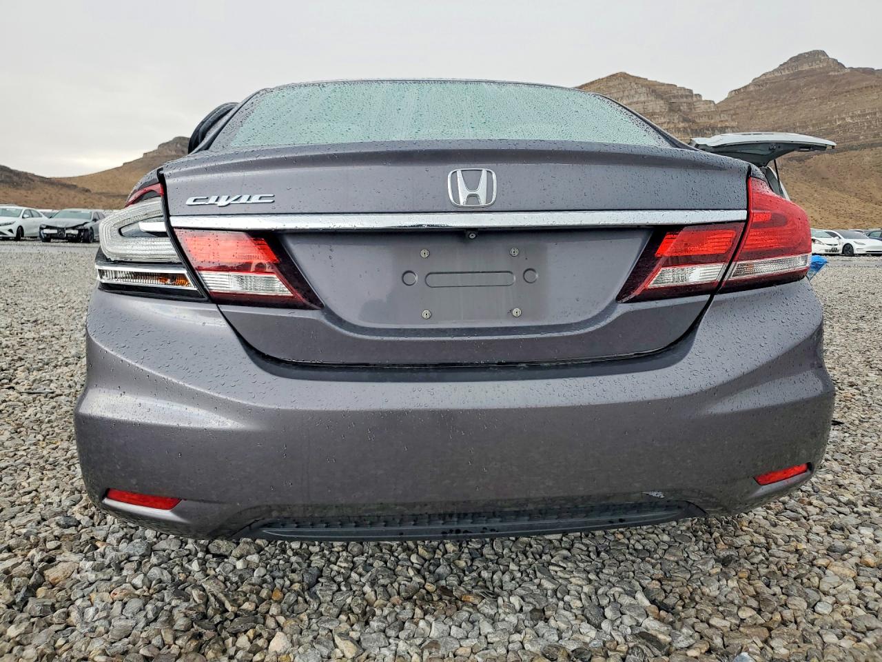 2014 Honda Civic Lx Gray vin: 19XFB2F57EE085288