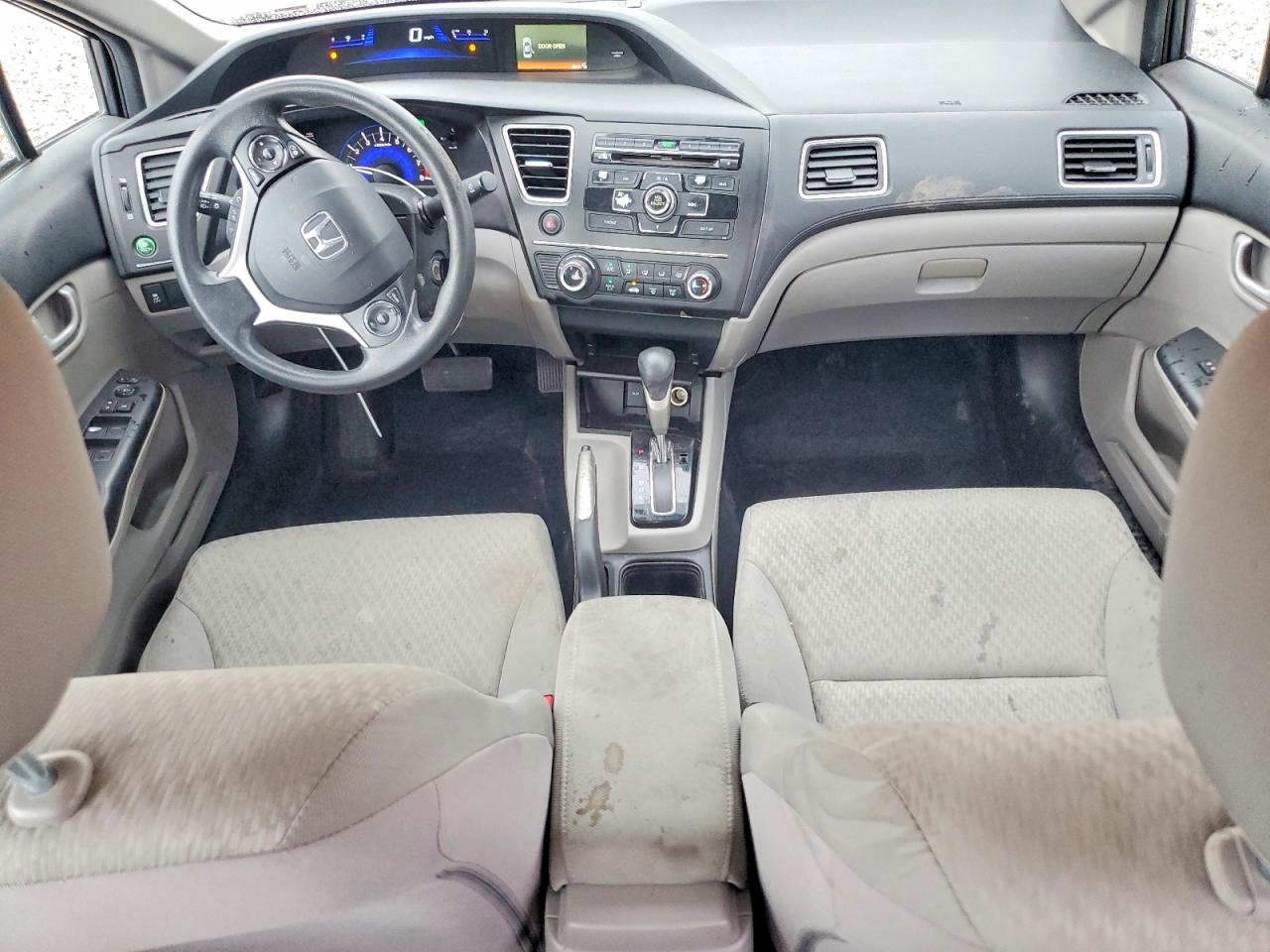 2014 Honda Civic Lx Gray vin: 19XFB2F57EE085288