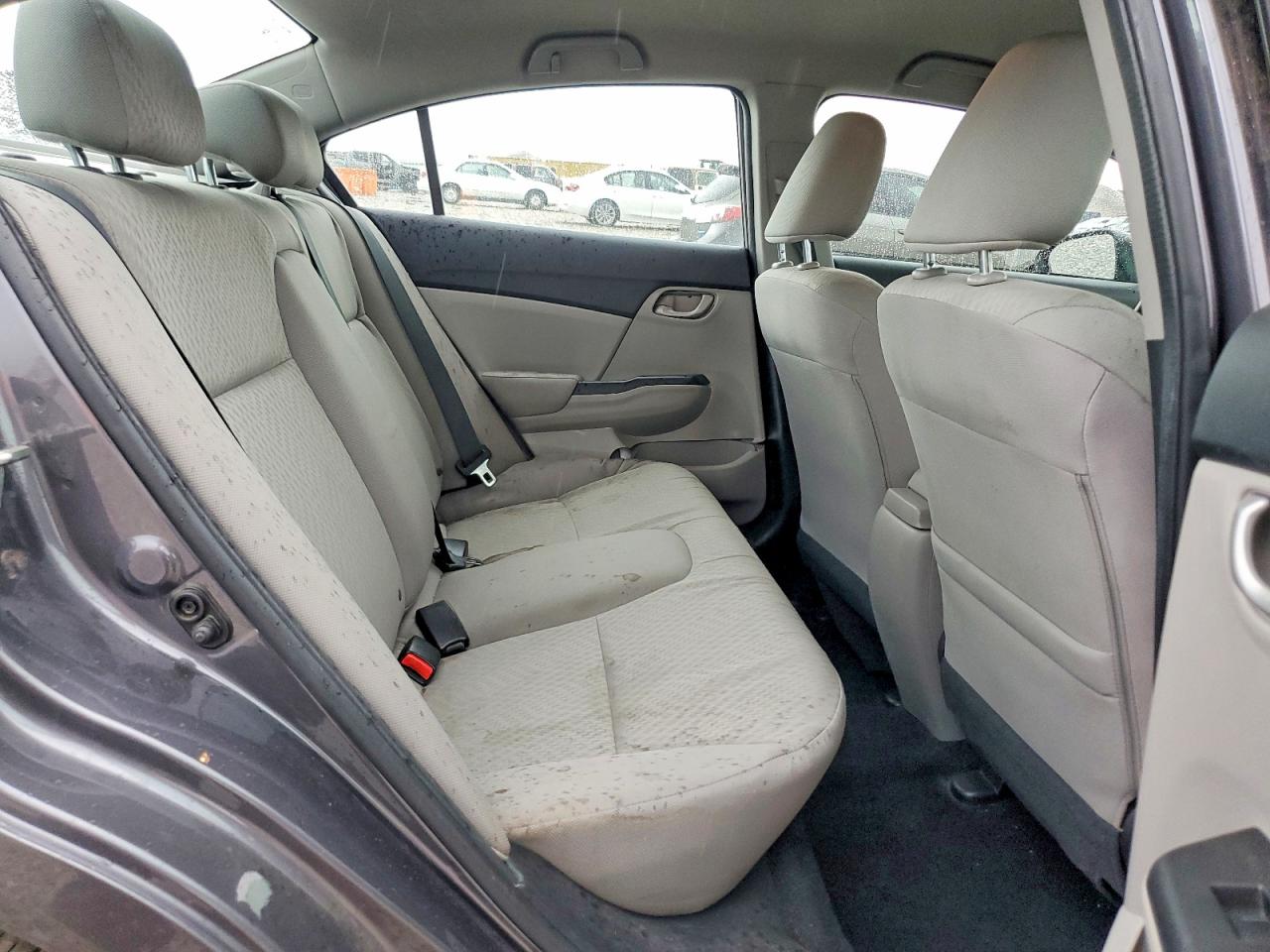 2014 Honda Civic Lx Gray vin: 19XFB2F57EE085288
