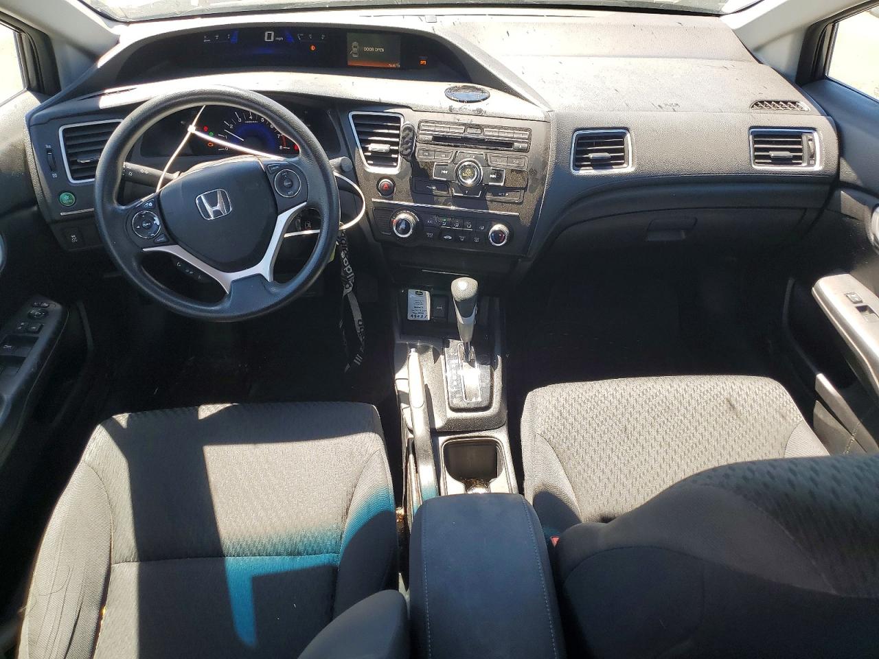 2014 Honda Civic Lx Gray vin: 19XFB2F57EE201136