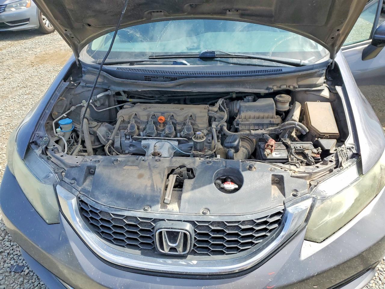 2014 Honda Civic Lx Gray vin: 19XFB2F57EE209365