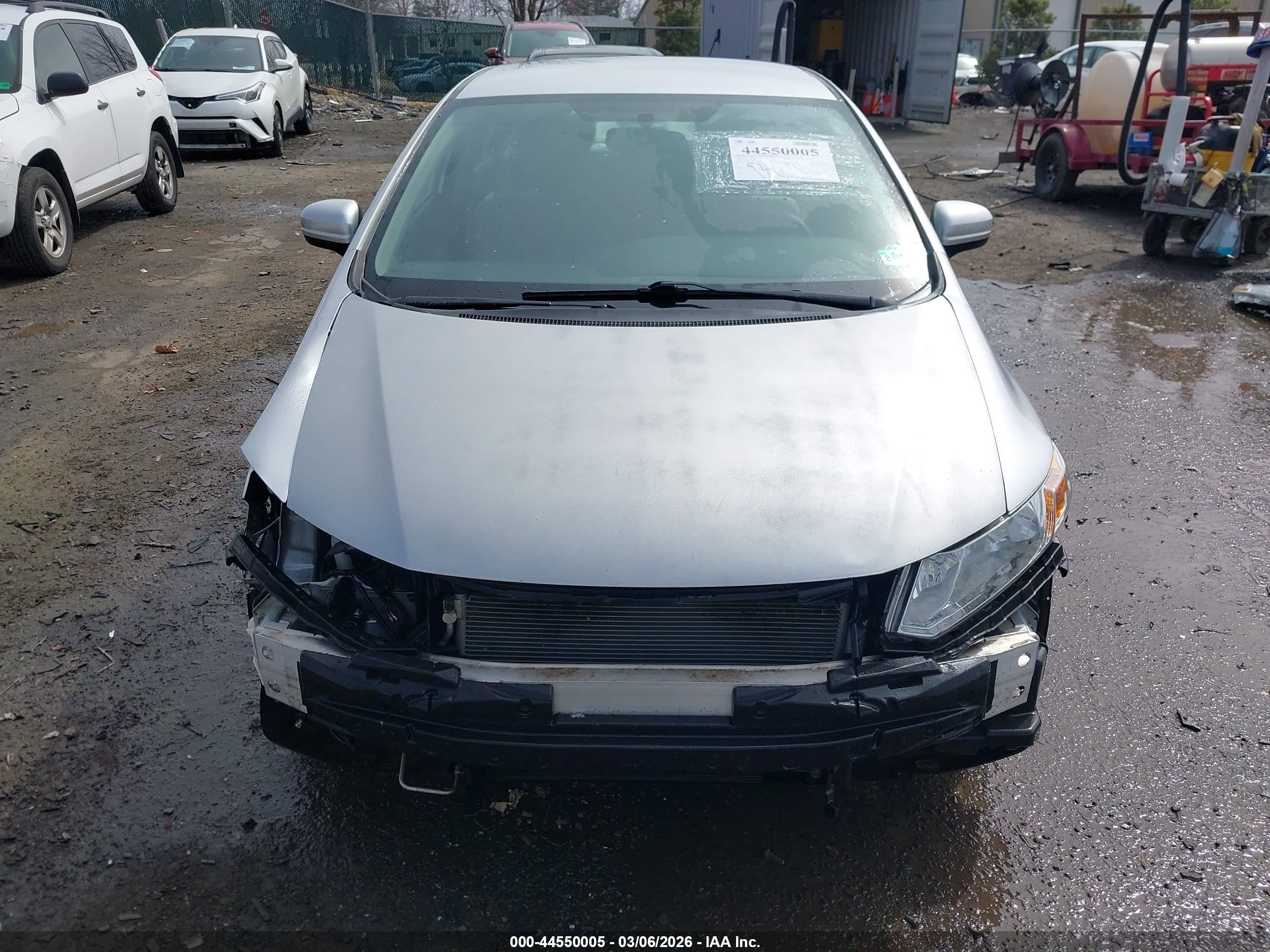 2014 Honda Civic Lx Silver vin: 19XFB2F57EE214839