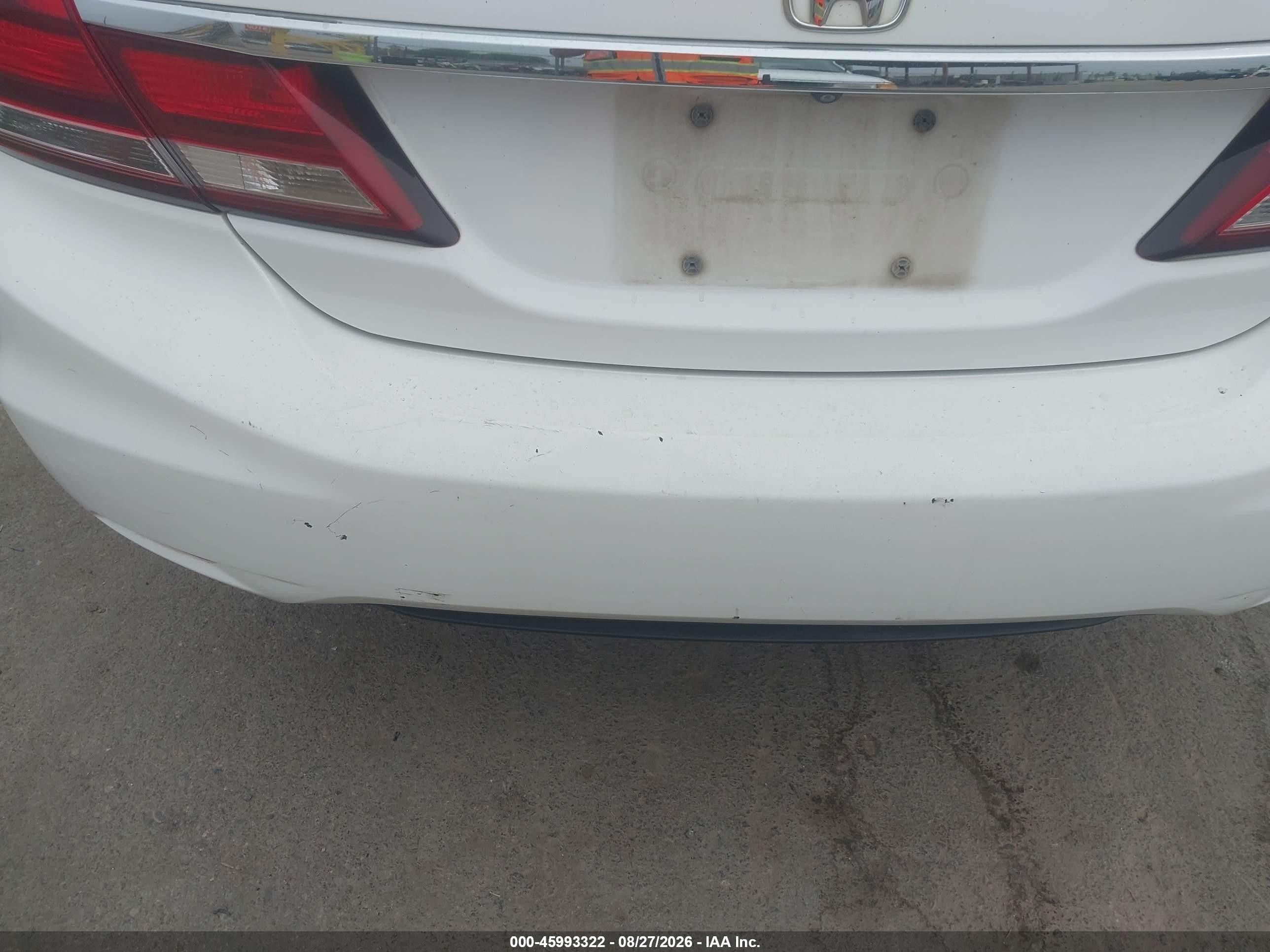 2014 Honda Civic Lx Белый vin: 19XFB2F57EE216414