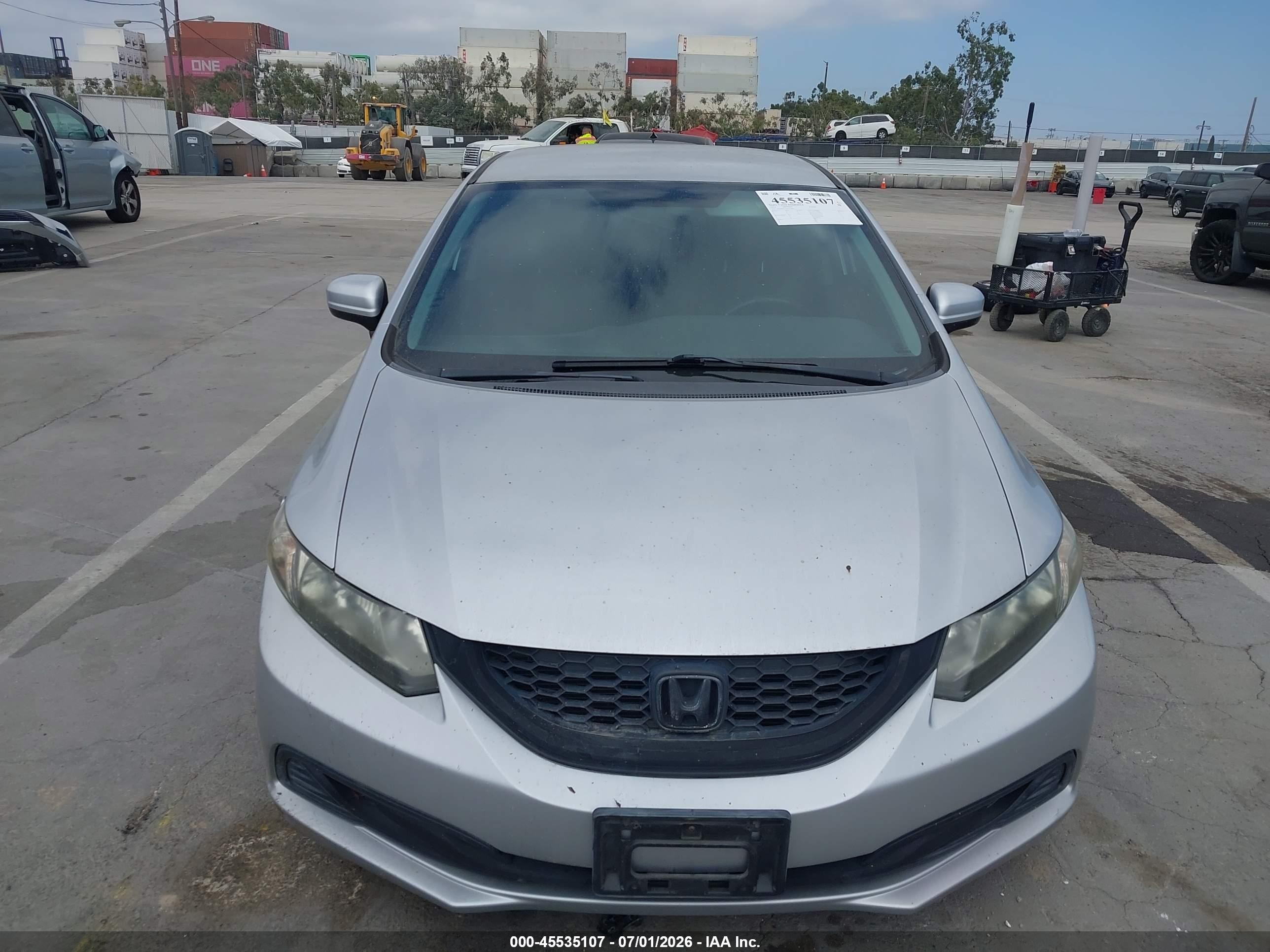 2014 Honda Civic Lx Silver vin: 19XFB2F57EE219944