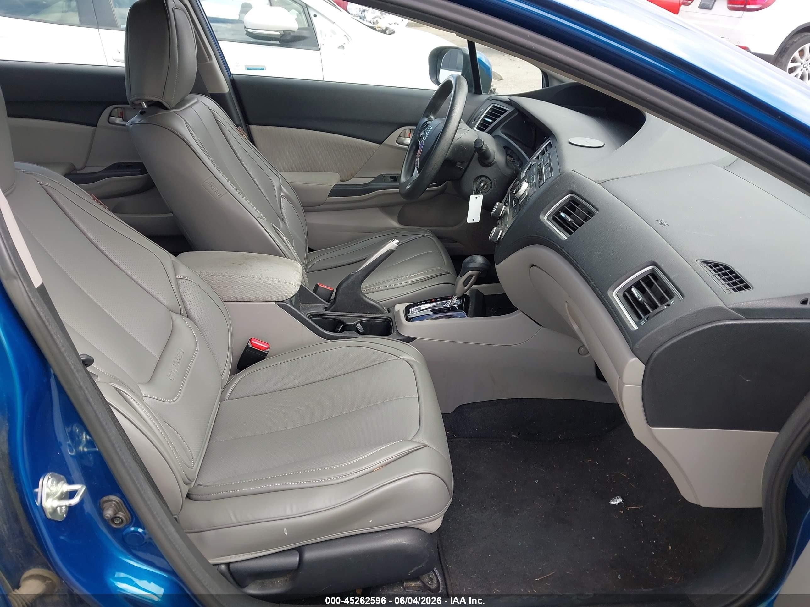 2014 Honda Civic Lx Blue vin: 19XFB2F57EE221290
