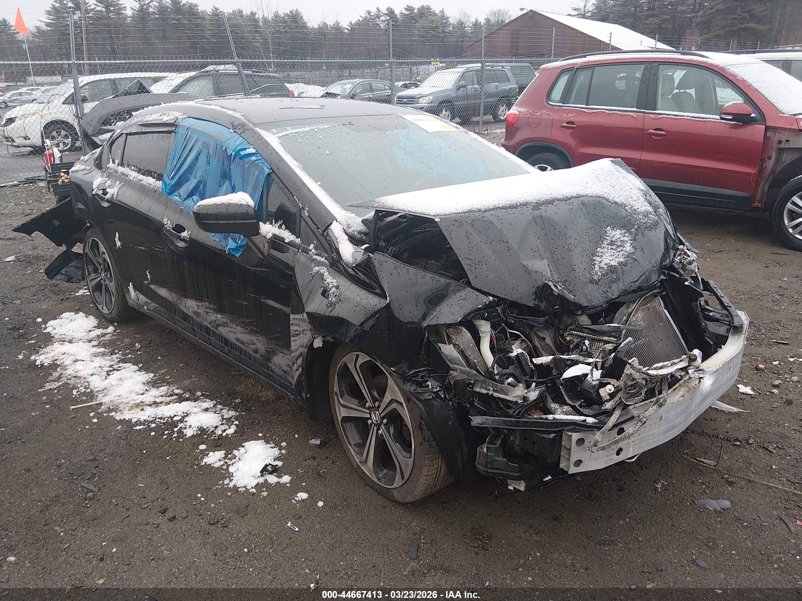2014 Honda Civic Lx Черный vin: 19XFB2F57EE225467