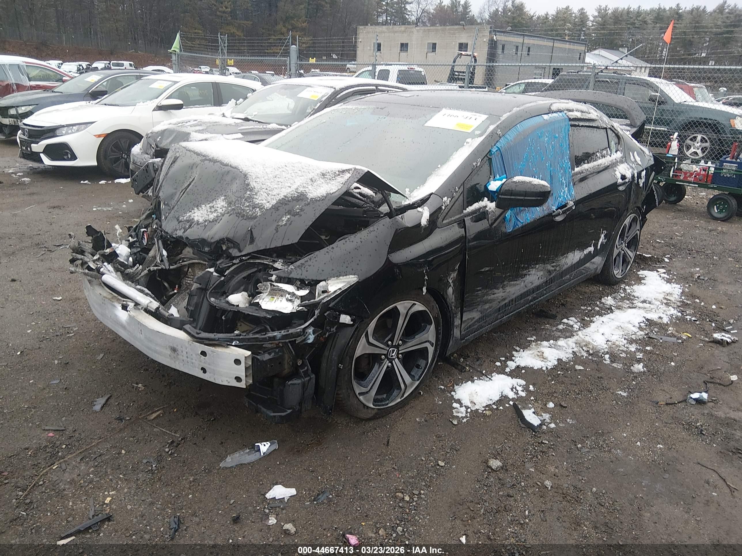 2014 Honda Civic Lx Черный vin: 19XFB2F57EE225467