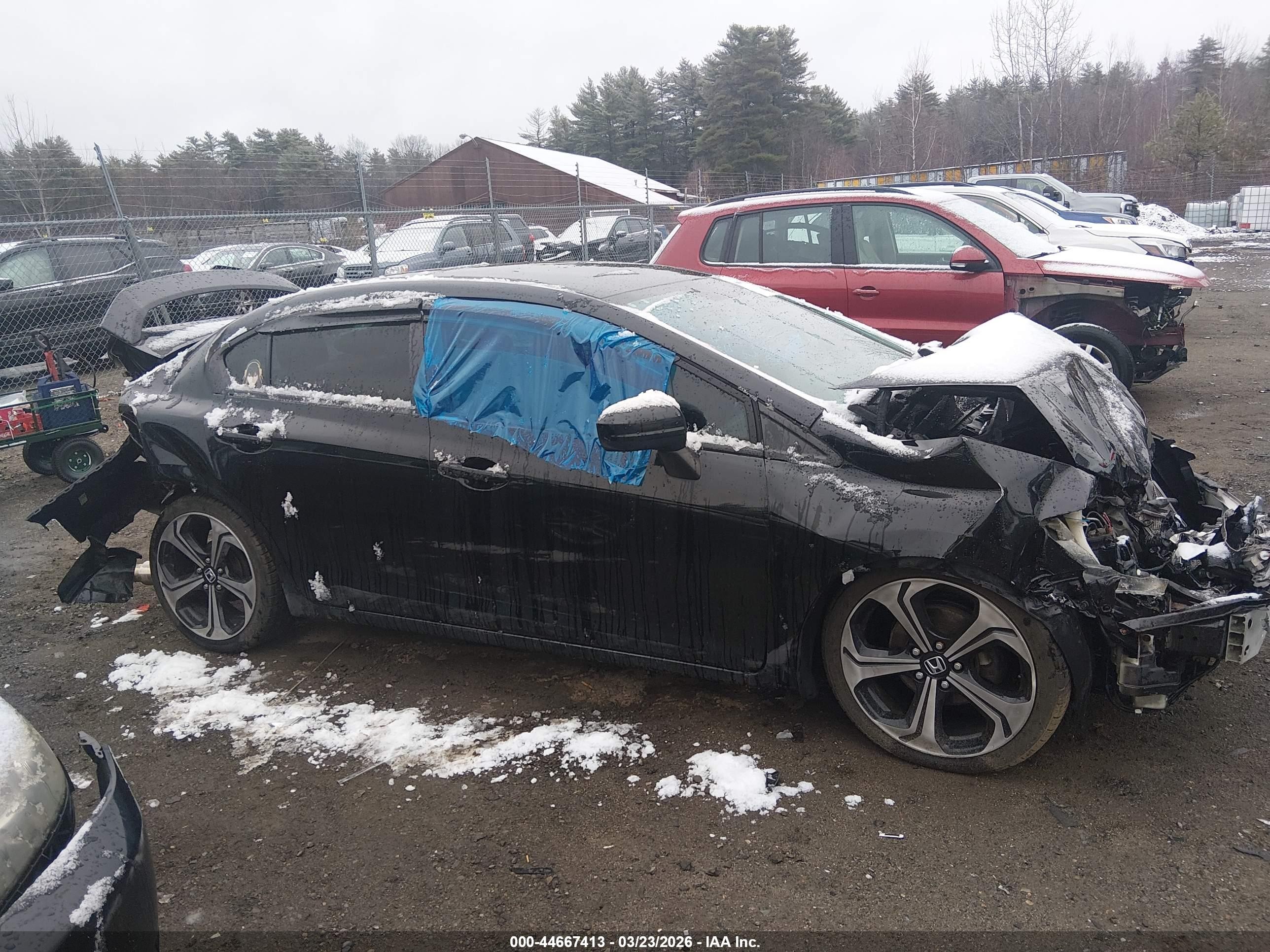 2014 Honda Civic Lx Черный vin: 19XFB2F57EE225467