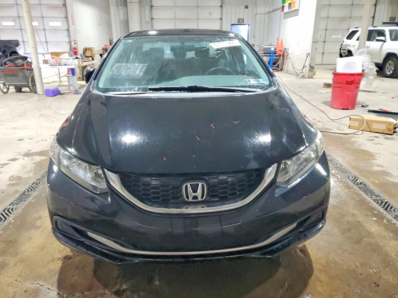 2014 Honda Civic Lx Black vin: 19XFB2F57EE227591