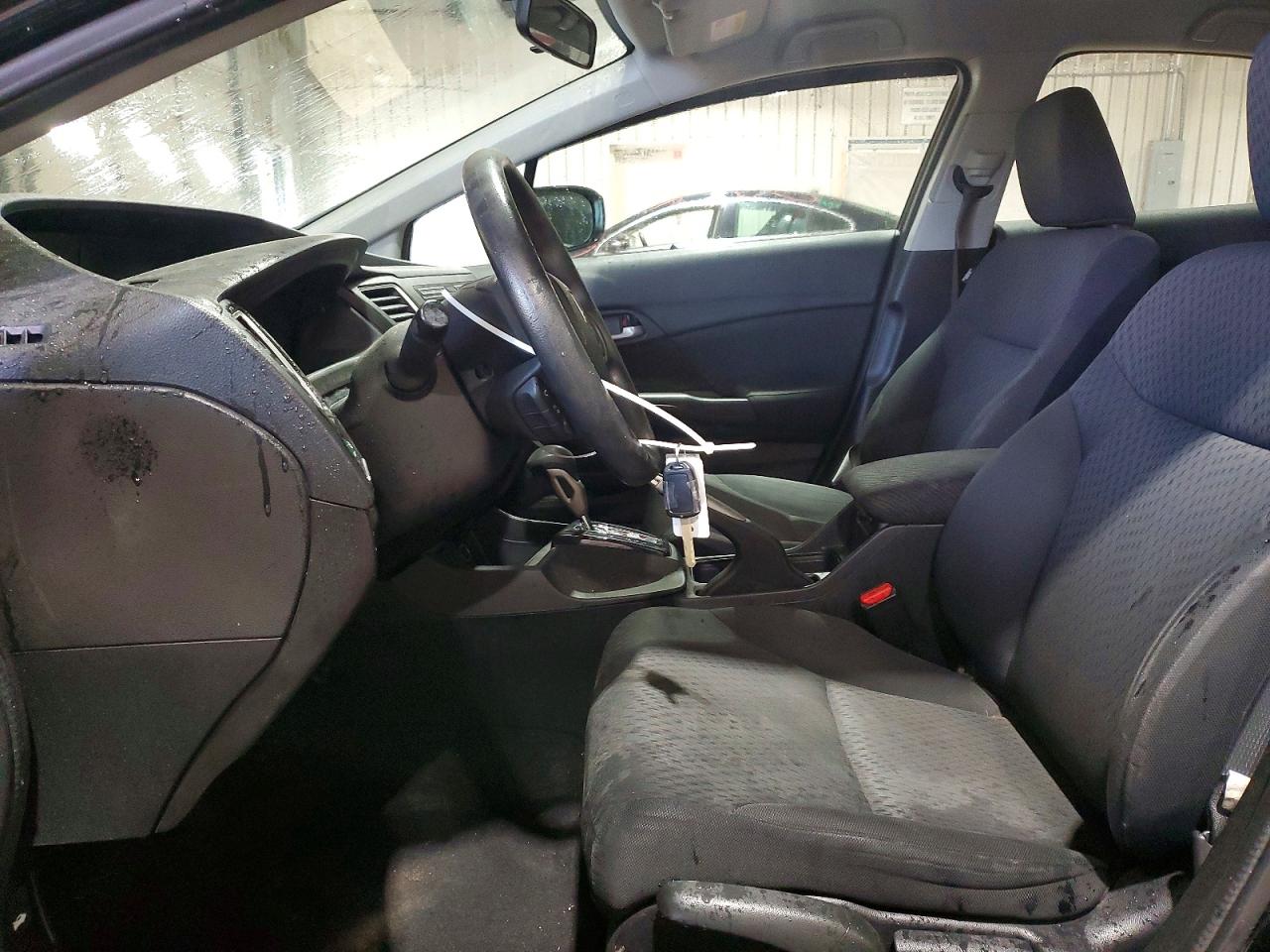 2014 Honda Civic Lx Black vin: 19XFB2F57EE227591