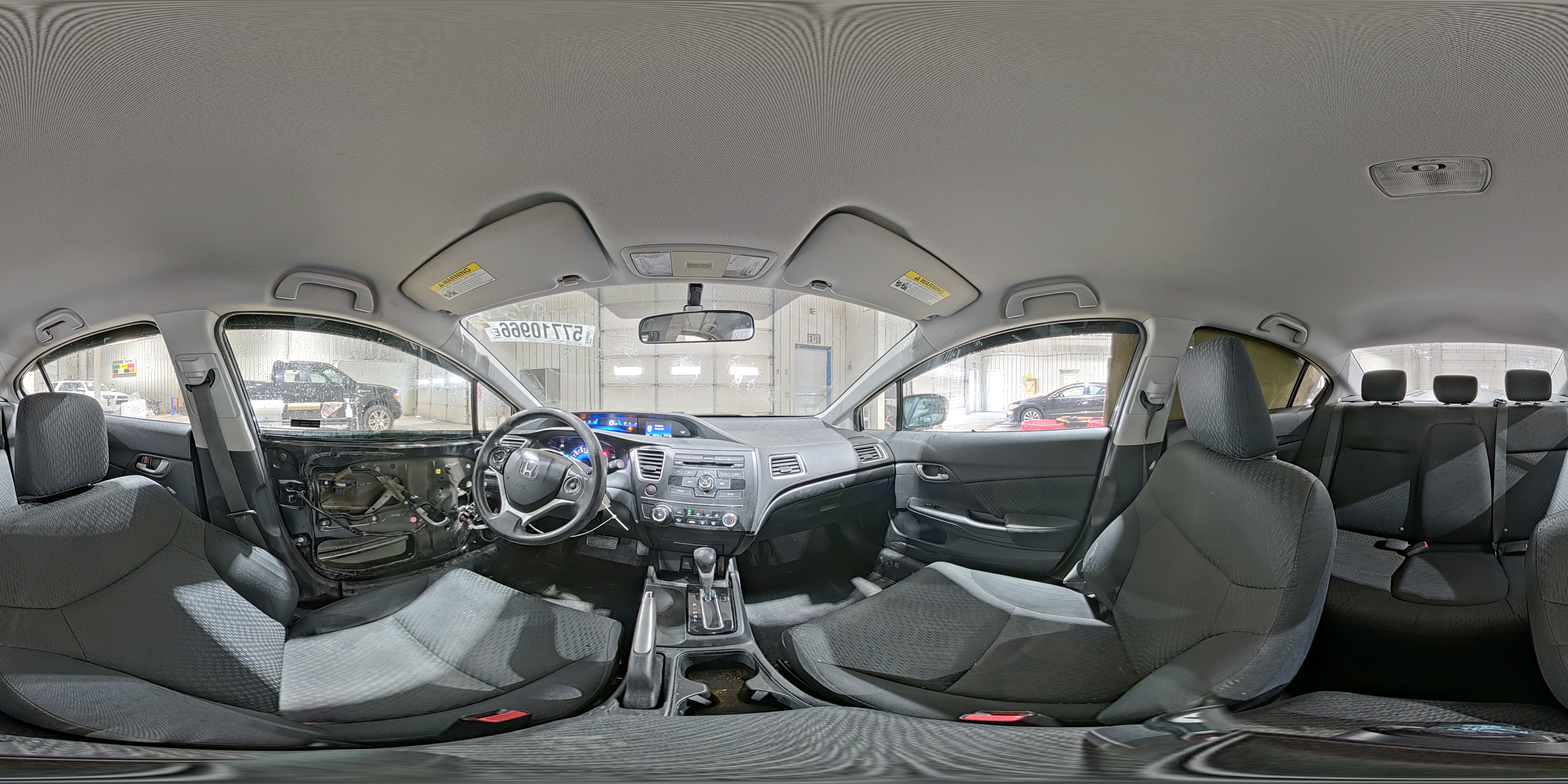 2014 Honda Civic Lx Black vin: 19XFB2F57EE227591