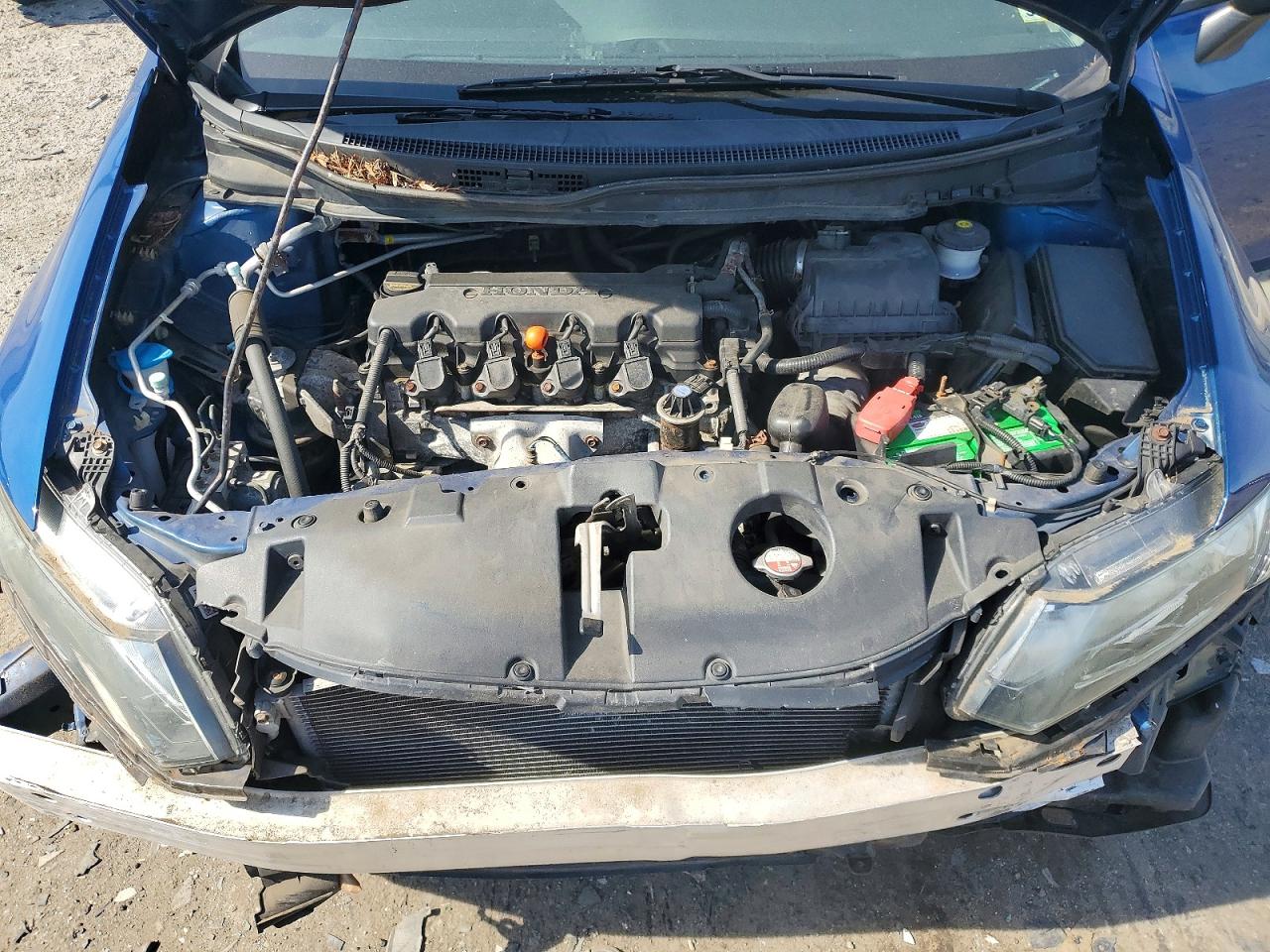 2014 Honda Civic Lx Blue vin: 19XFB2F57EE248361