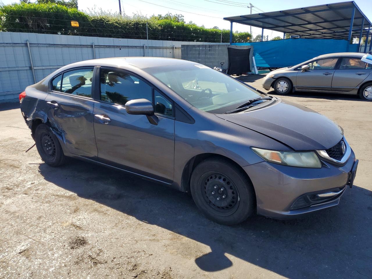 2014 Honda Civic Lx Charcoal vin: 19XFB2F57EE264446