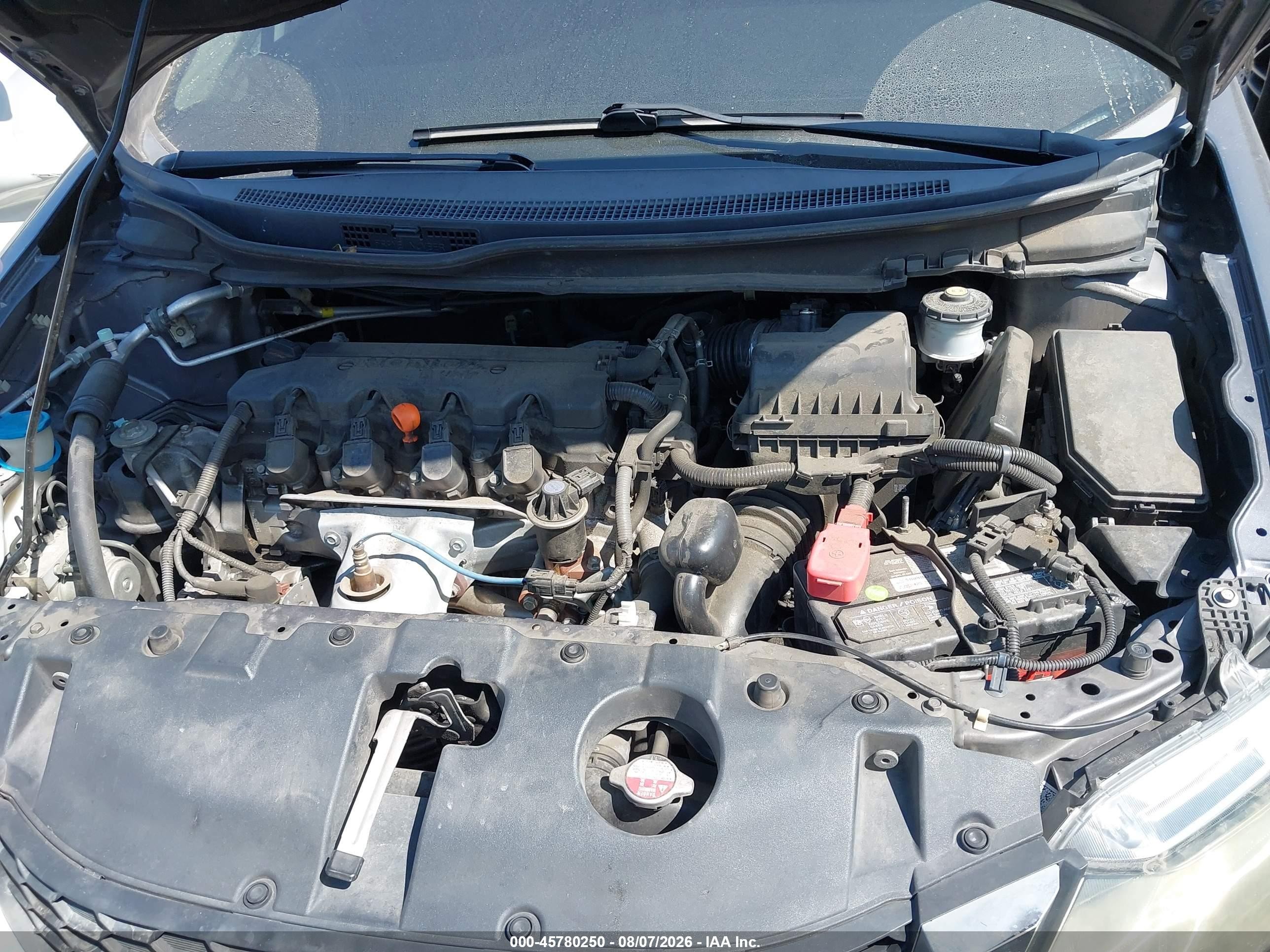 2014 Honda Civic Lx Gray vin: 19XFB2F57EE266018