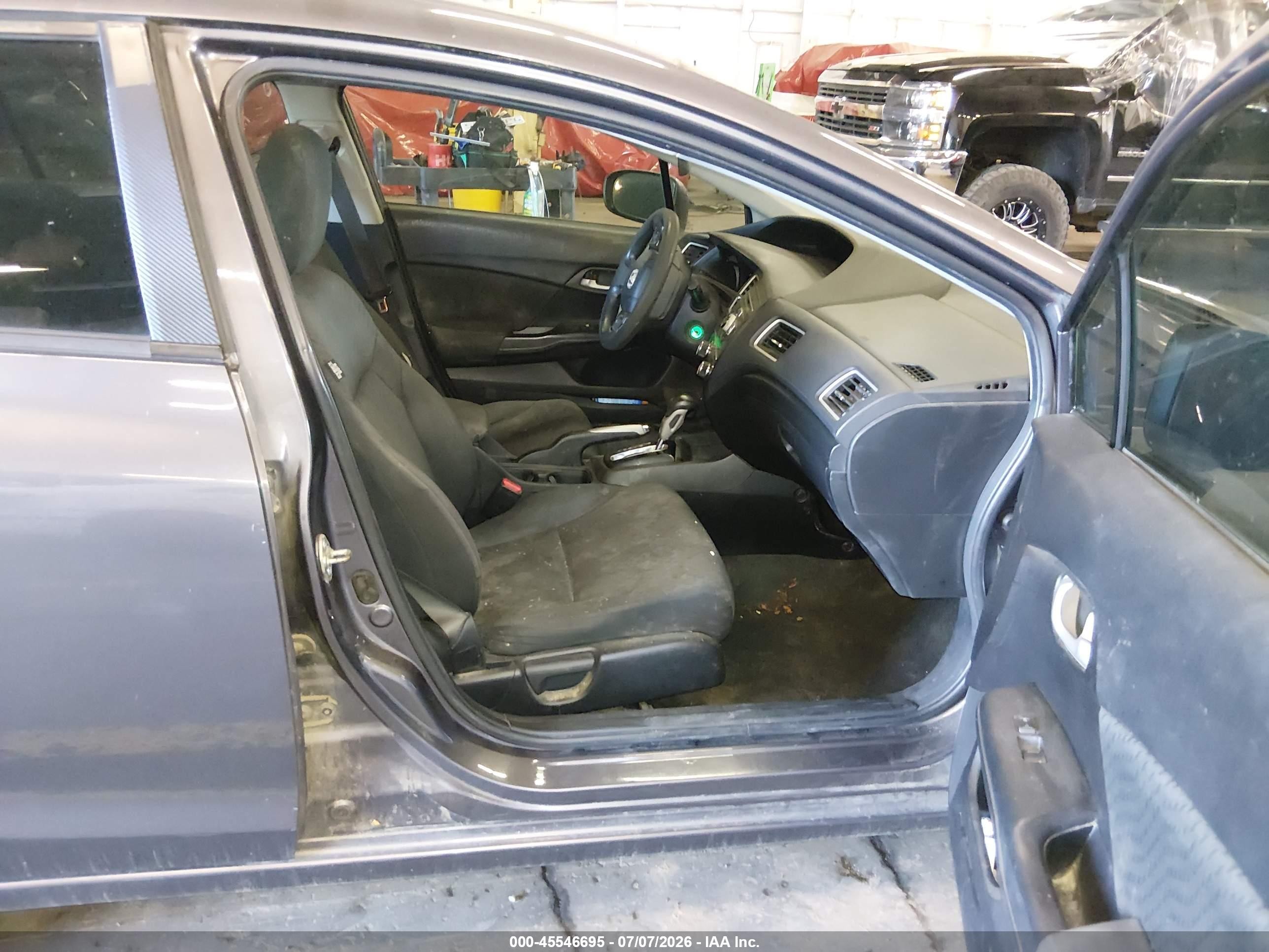 2014 Honda Civic Lx Серый vin: 19XFB2F57EE266360