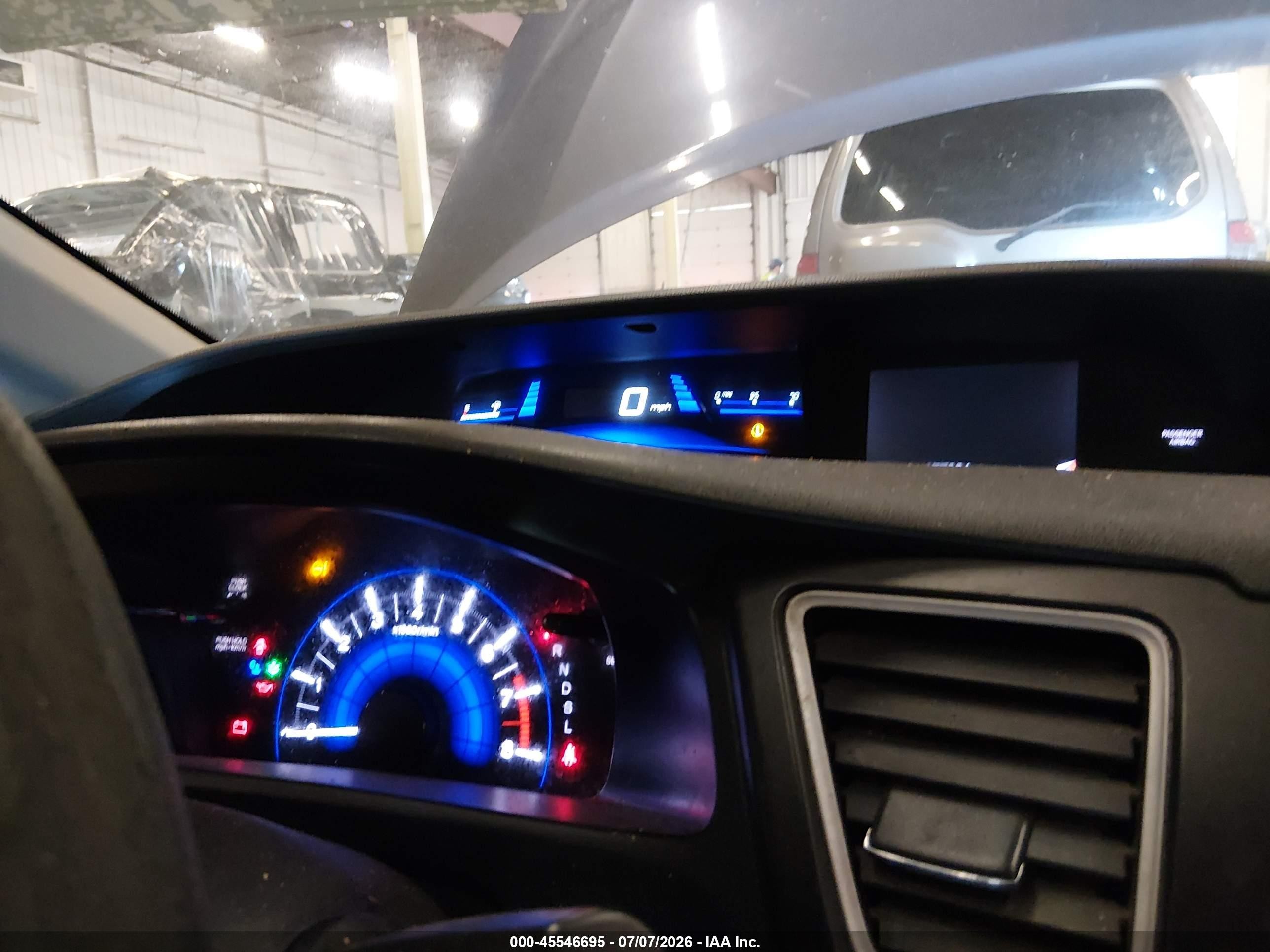 2014 Honda Civic Lx Серый vin: 19XFB2F57EE266360