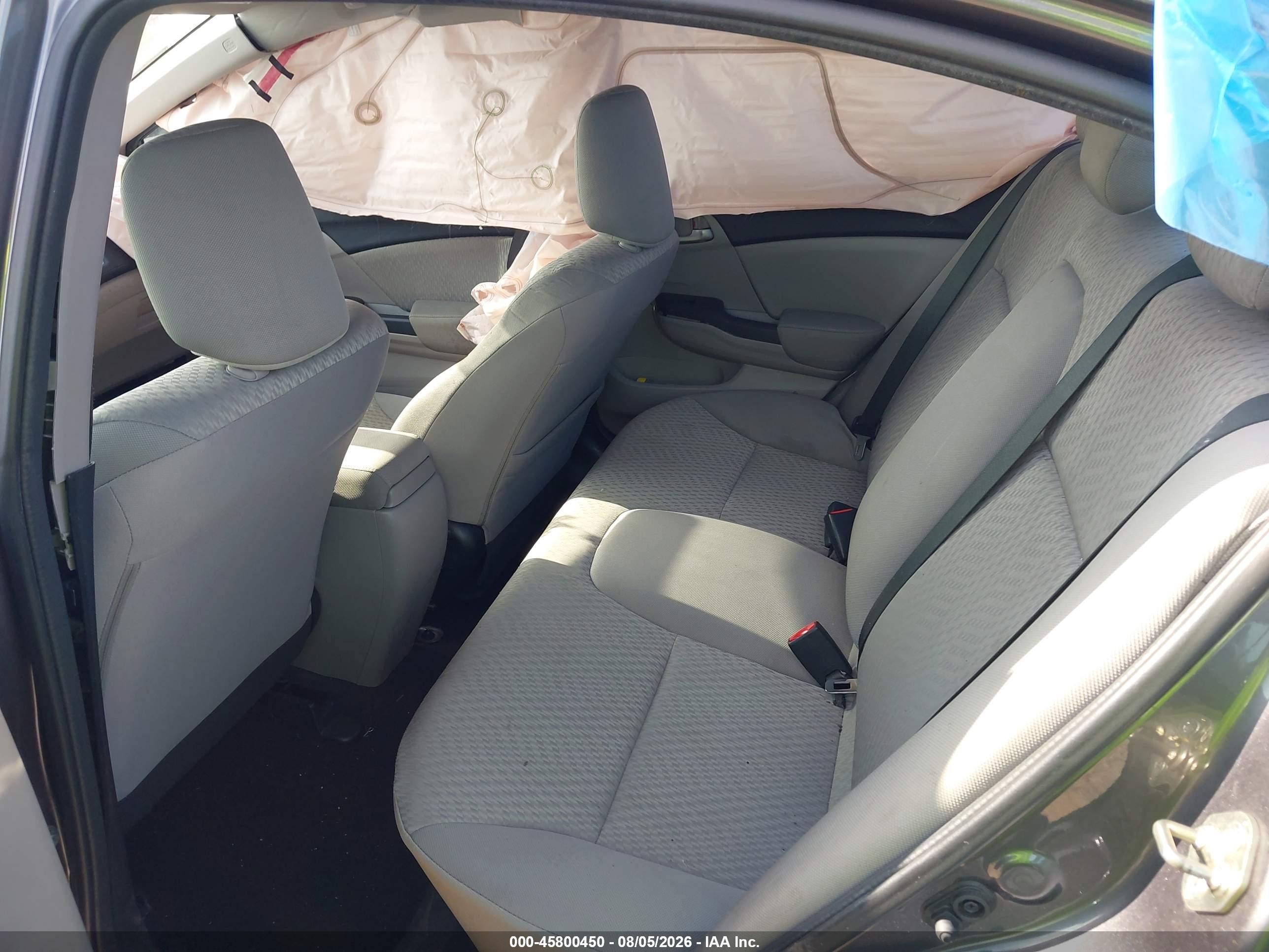 2015 Honda Civic Lx Gray vin: 19XFB2F57FE000869