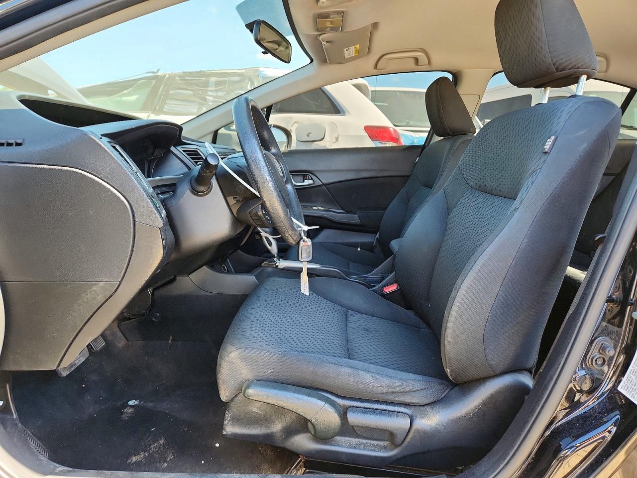 2015 Honda Civic Lx Black vin: 19XFB2F57FE003805