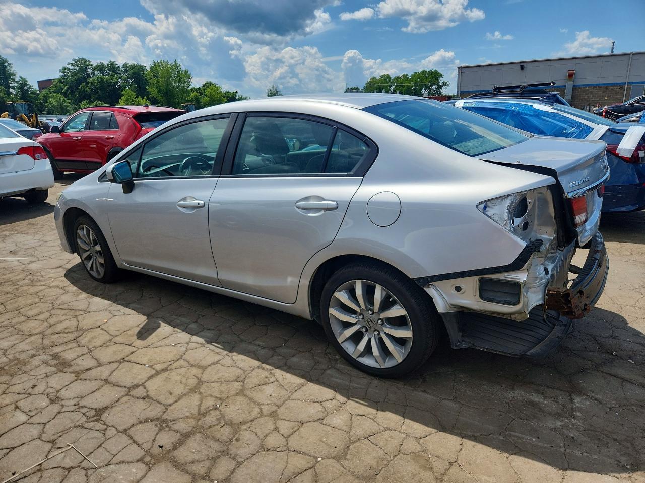 2015 Honda Civic Lx Silver vin: 19XFB2F57FE018515