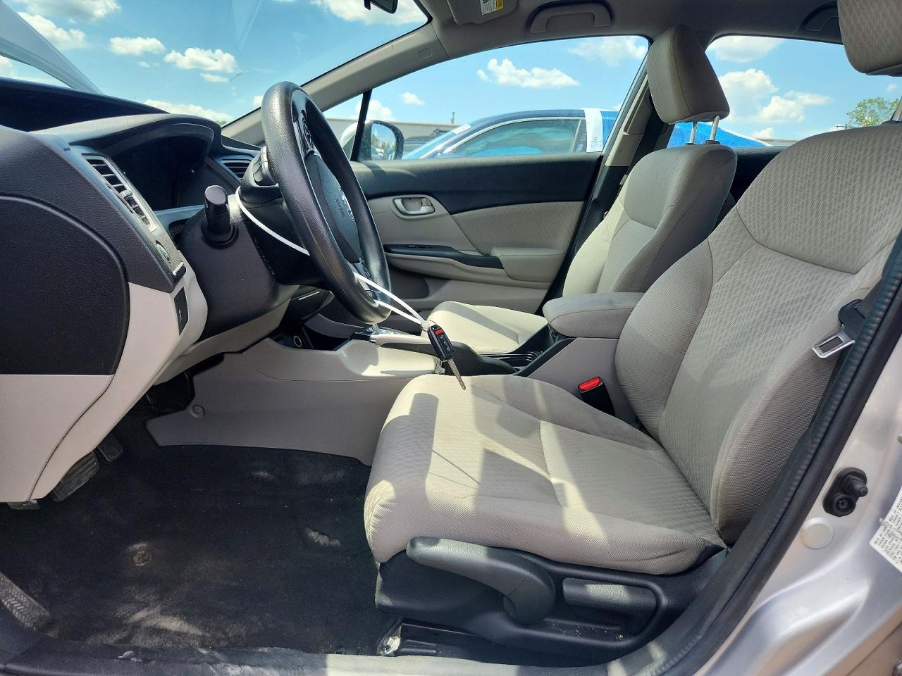 2015 Honda Civic Lx Silver vin: 19XFB2F57FE018515