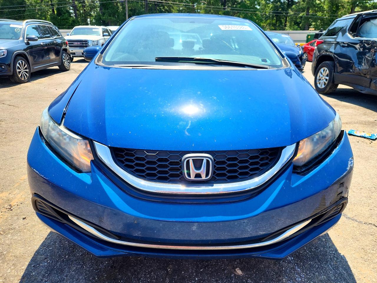 2015 Honda Civic Lx Синий vin: 19XFB2F57FE019678