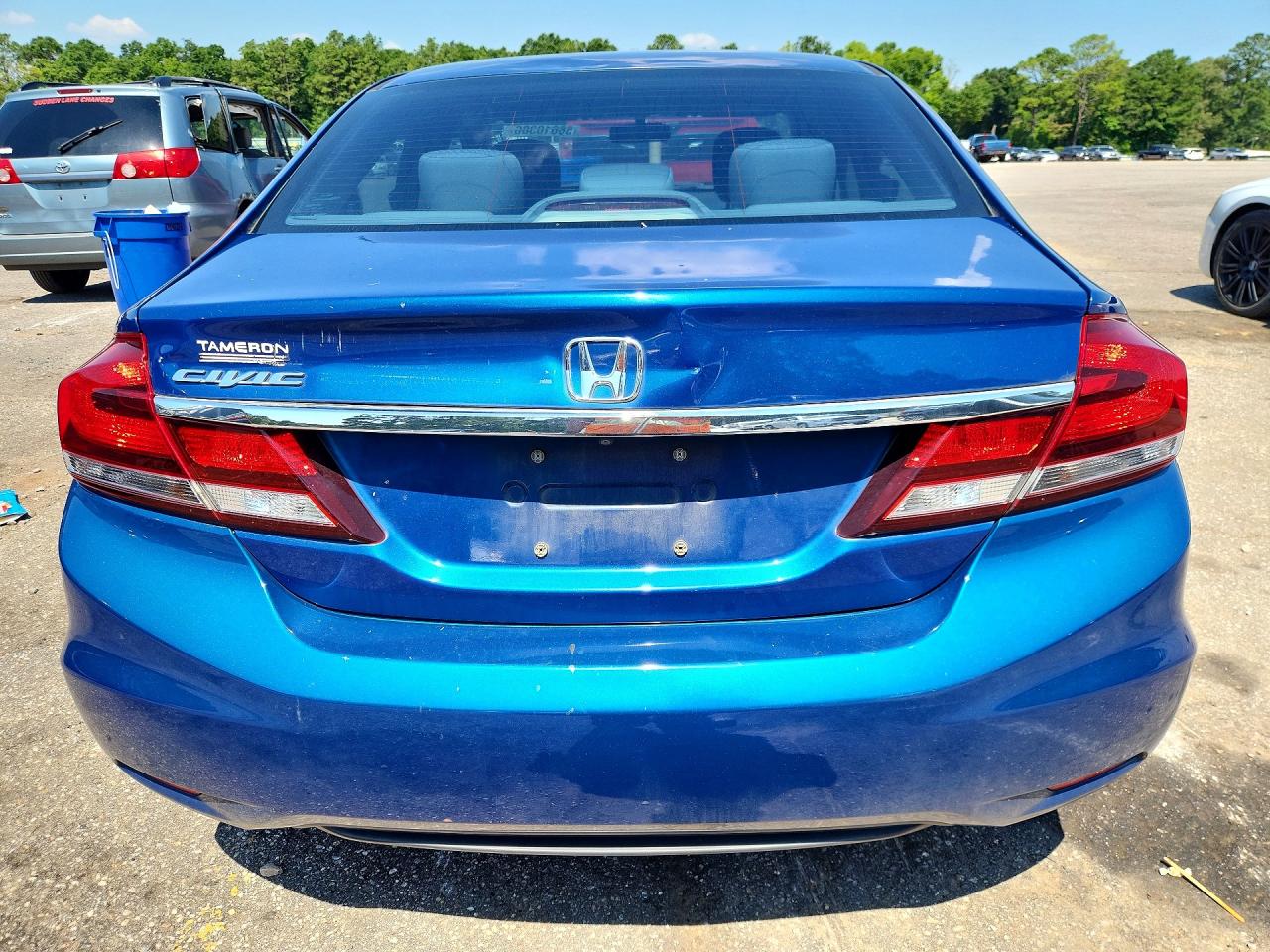 2015 Honda Civic Lx Синий vin: 19XFB2F57FE019678